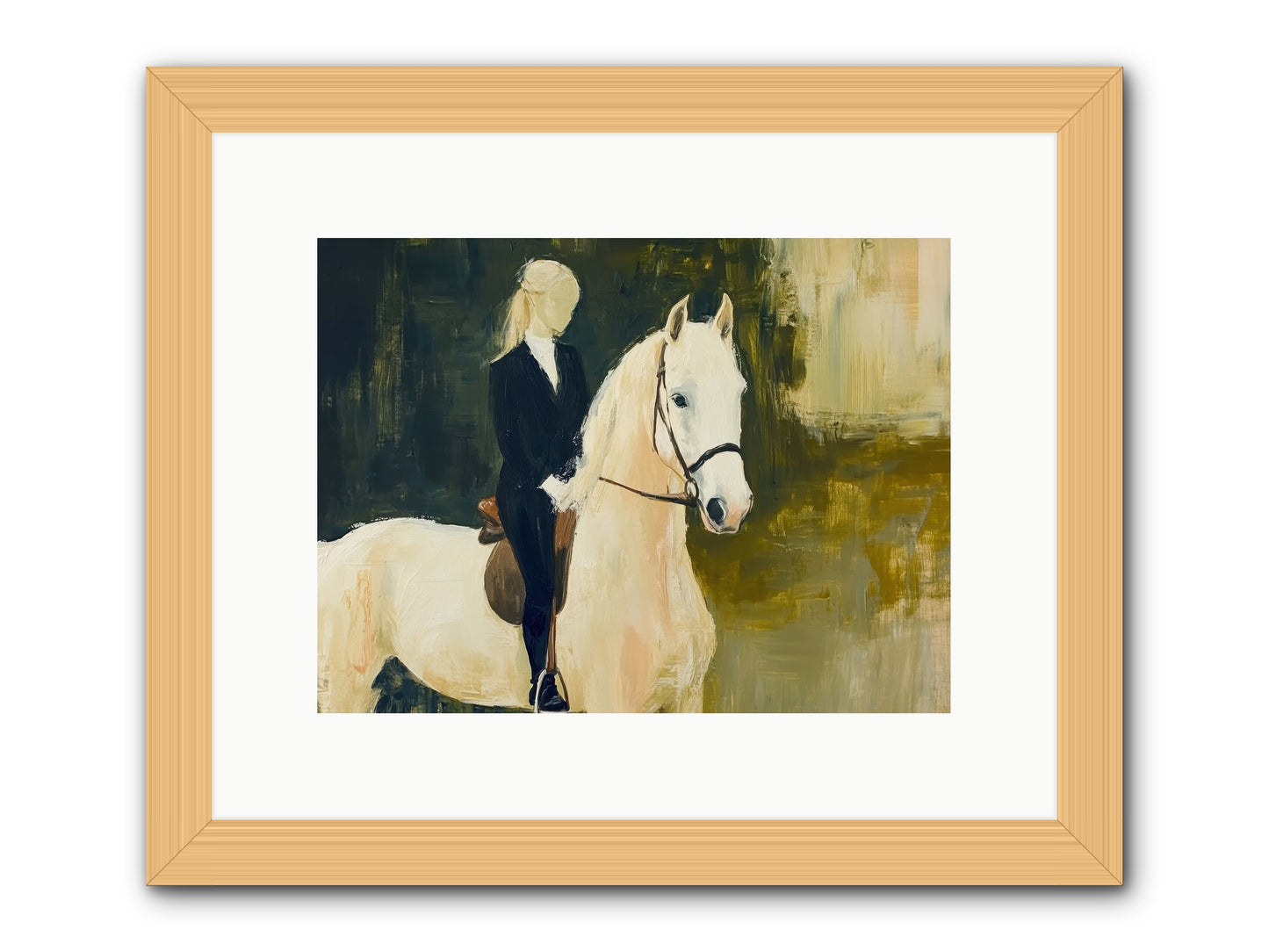 Velvet Willow -- Framed Print - Natural 12x9