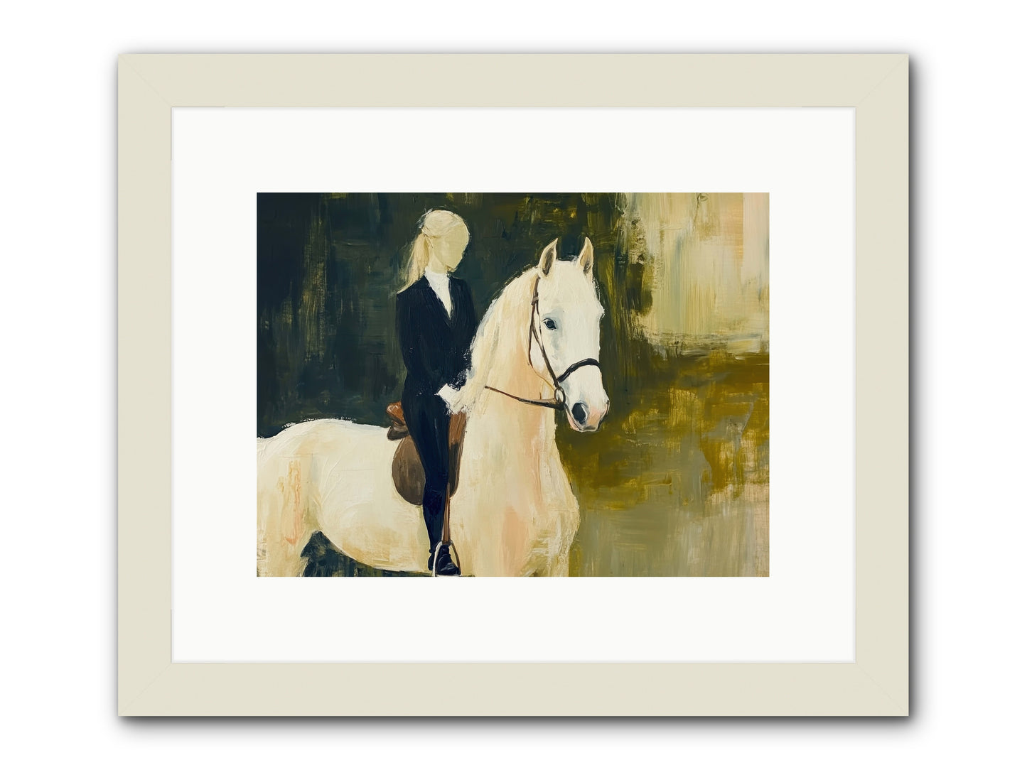Velvet Willow -- Framed Print - White 12x9