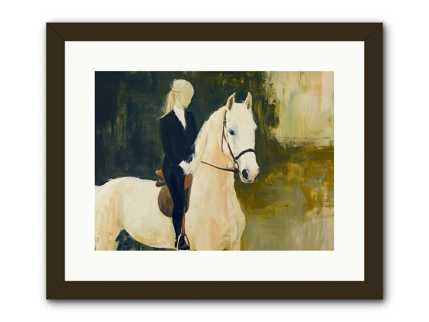 Velvet Willow -- Framed Print - Black 16x12