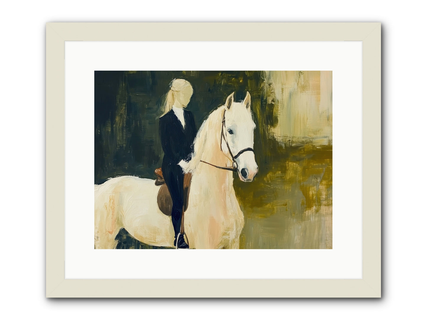 Velvet Willow -- Framed Print - White 16x12
