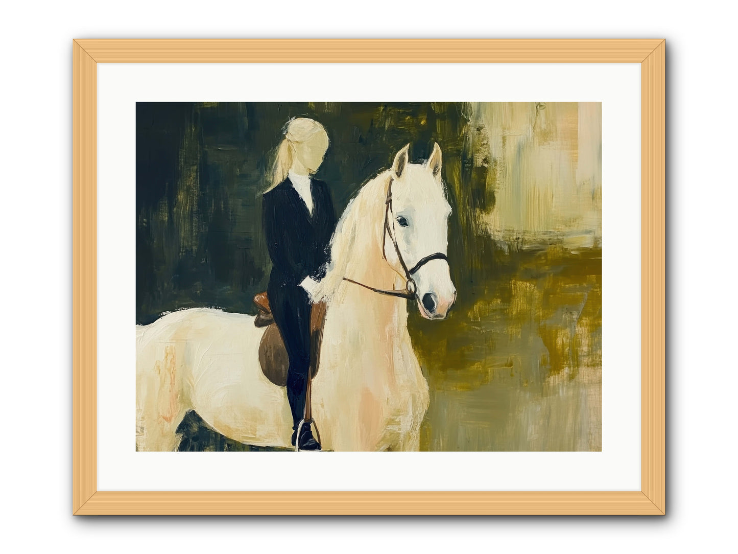 Velvet Willow -- Framed Print - Natural 24x18