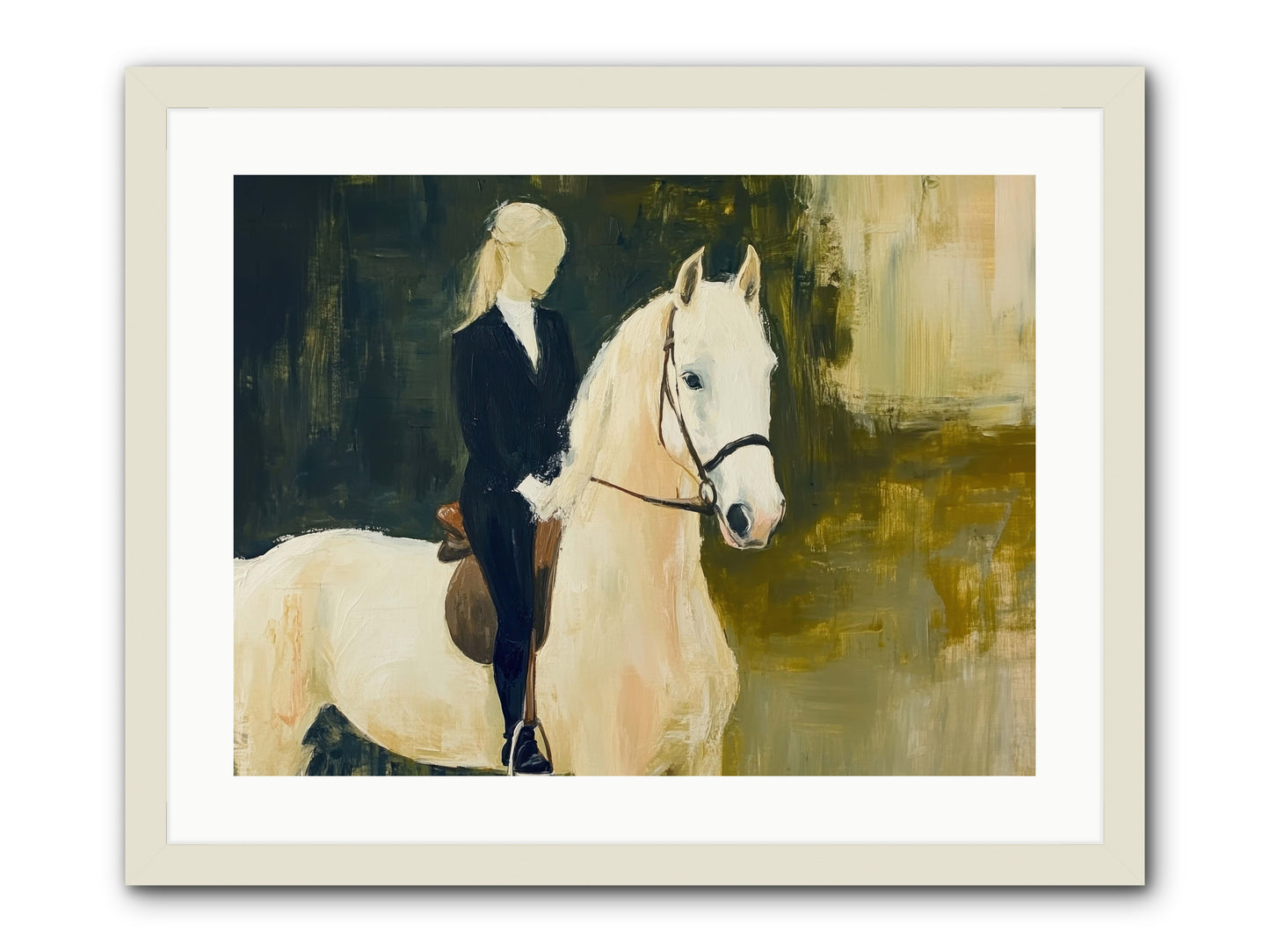 Velvet Willow -- Framed Print - White 24x18