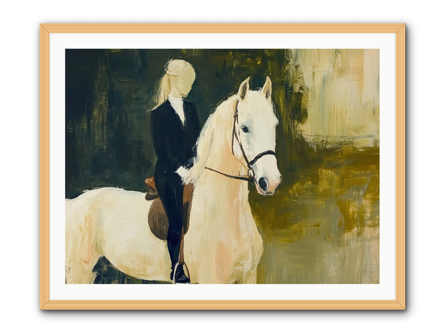 Velvet Willow -- Framed Print - Natural 40x30