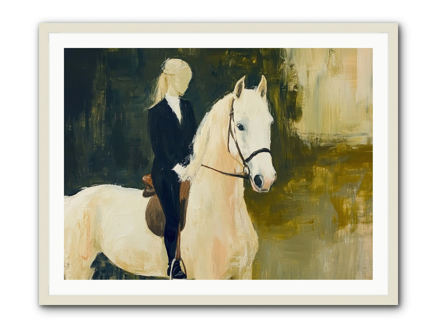 Velvet Willow -- Framed Print - White 40x30