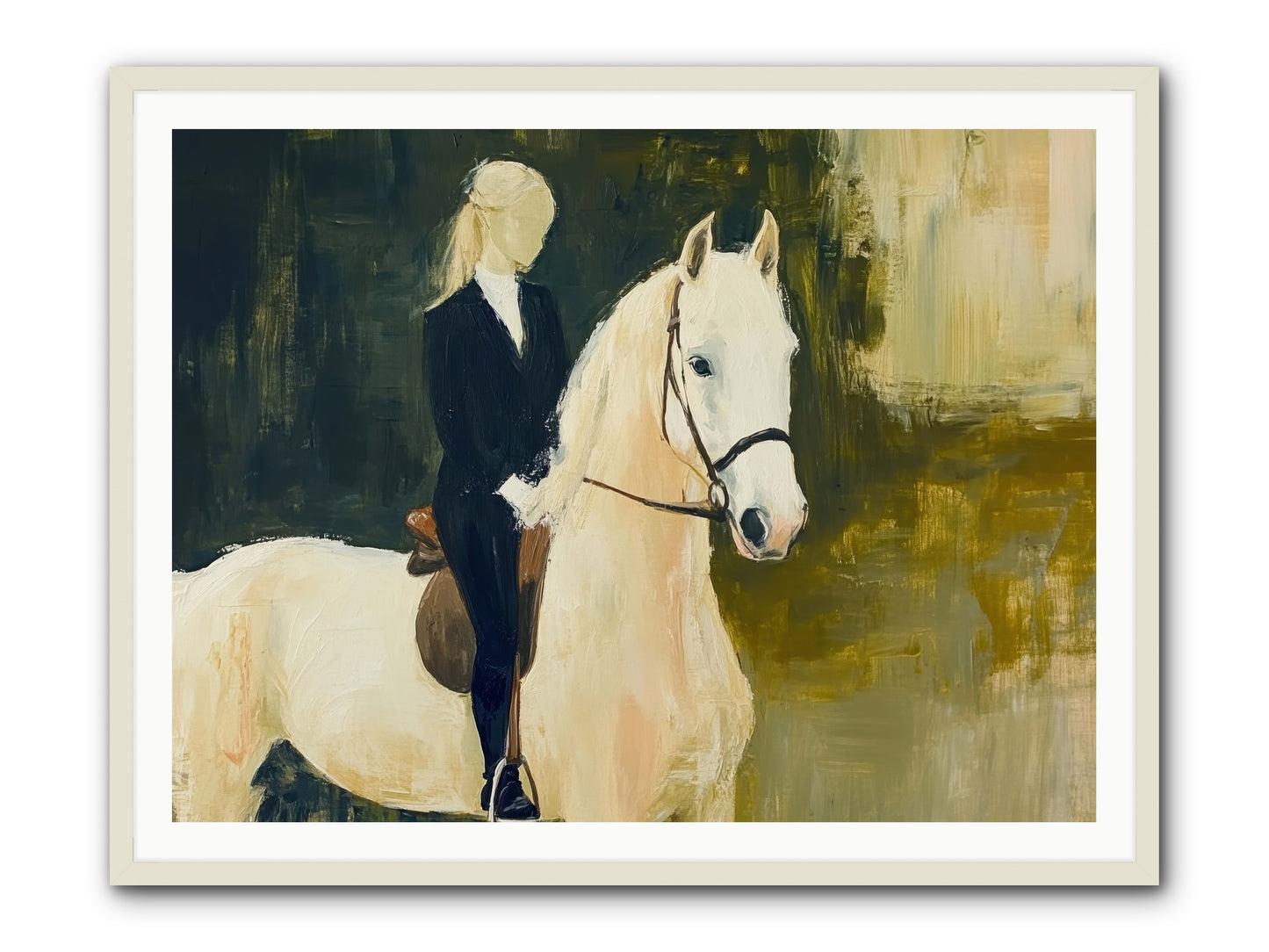 Velvet Willow -- Framed Print - White 48x36