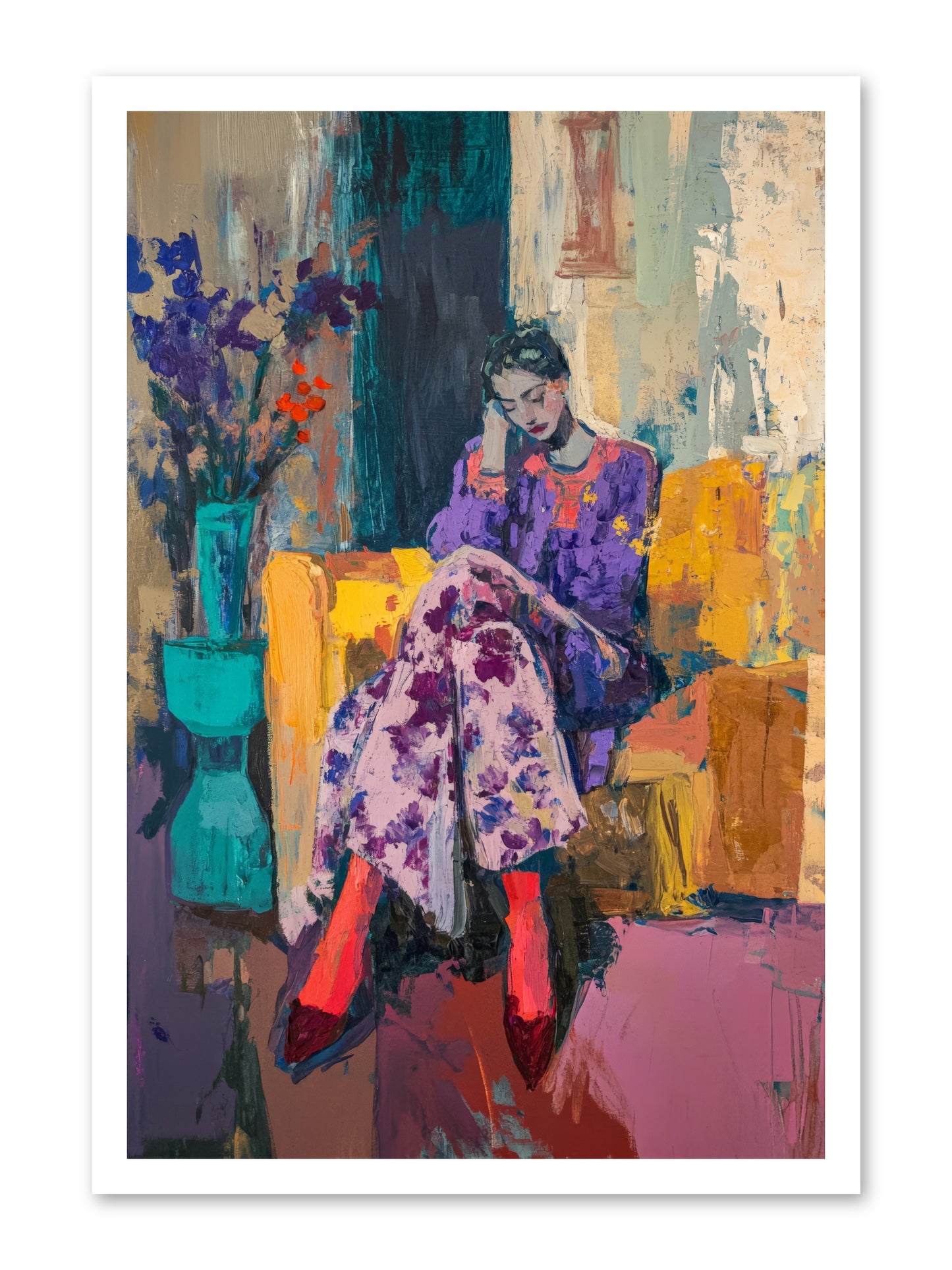 Velvet & Gilt -- Paper Print 20x30