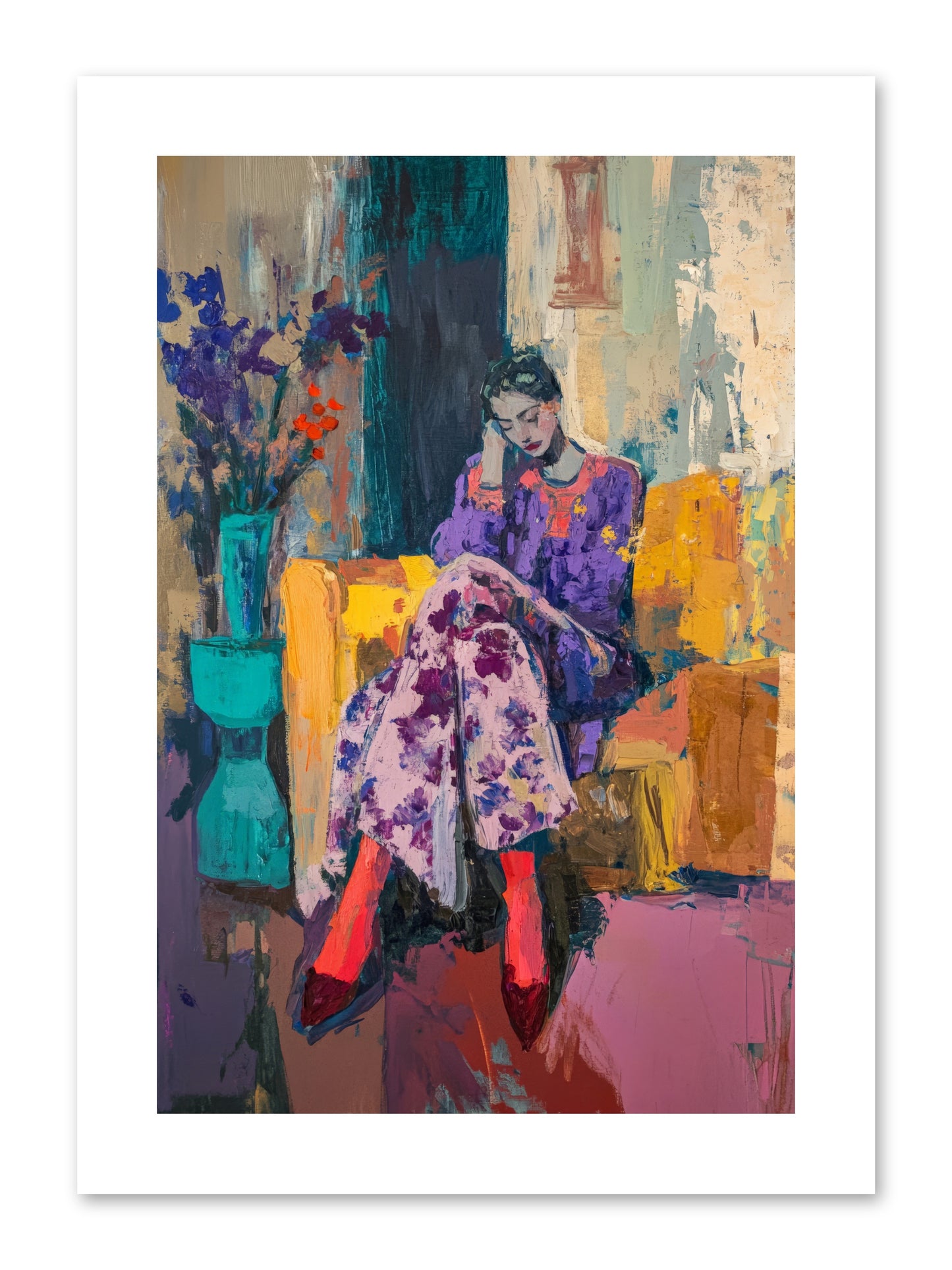 Velvet & Gilt -- Paper Print 8x12