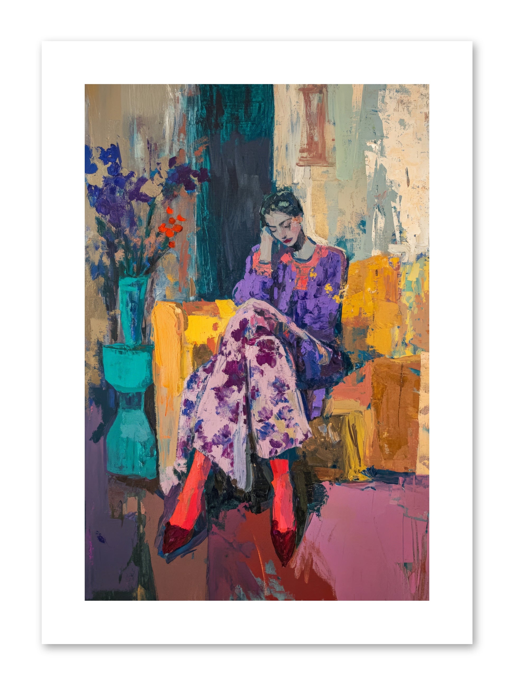Velvet & Gilt -- Paper Print 8x12