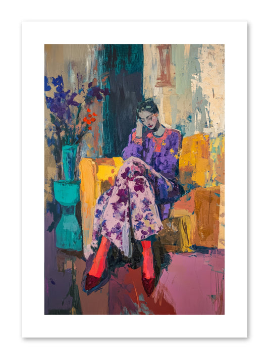 Velvet & Gilt -- Paper Print 8x12