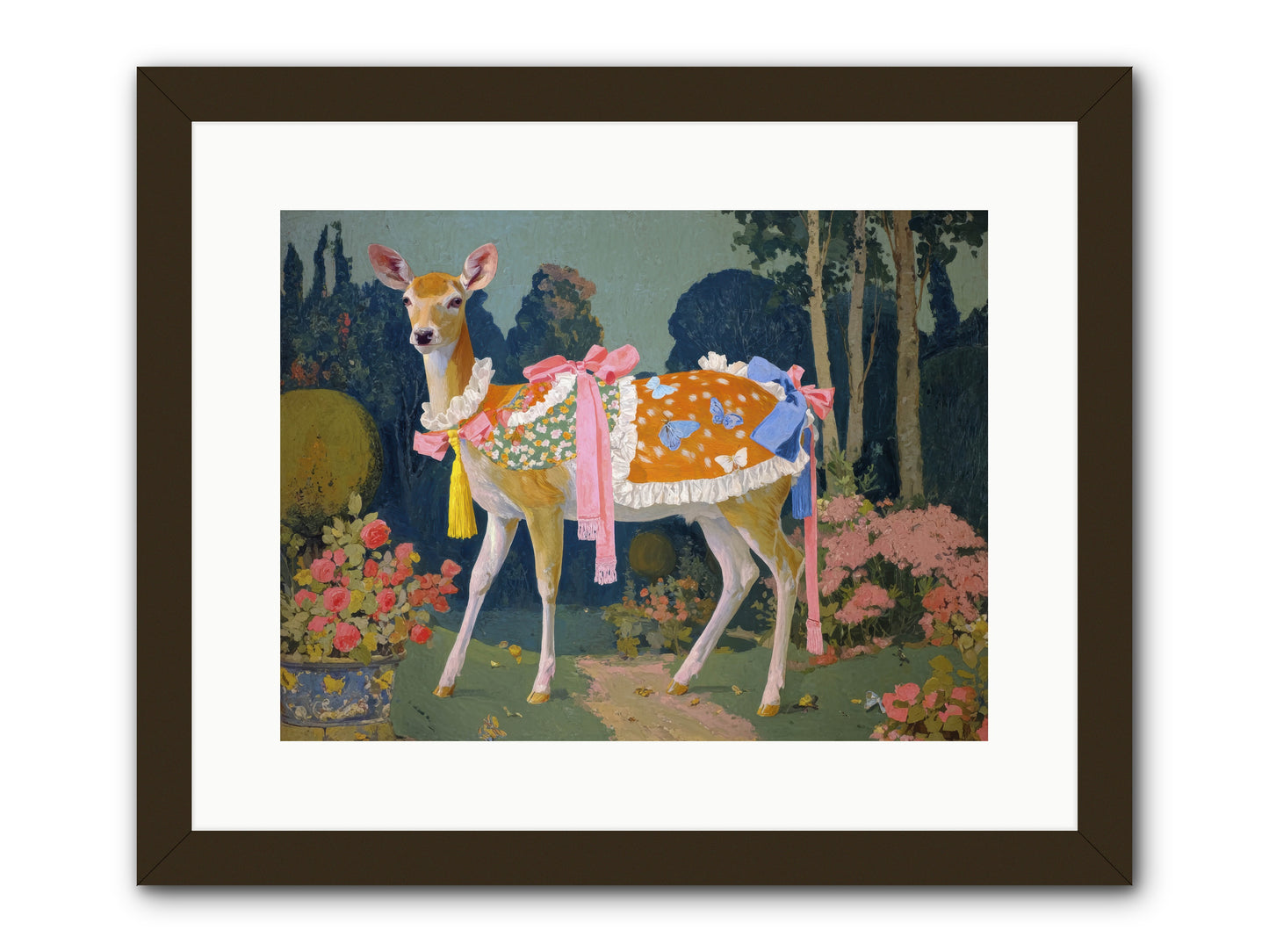 Velvet hum of dawn -- Framed Print - Black 16x12