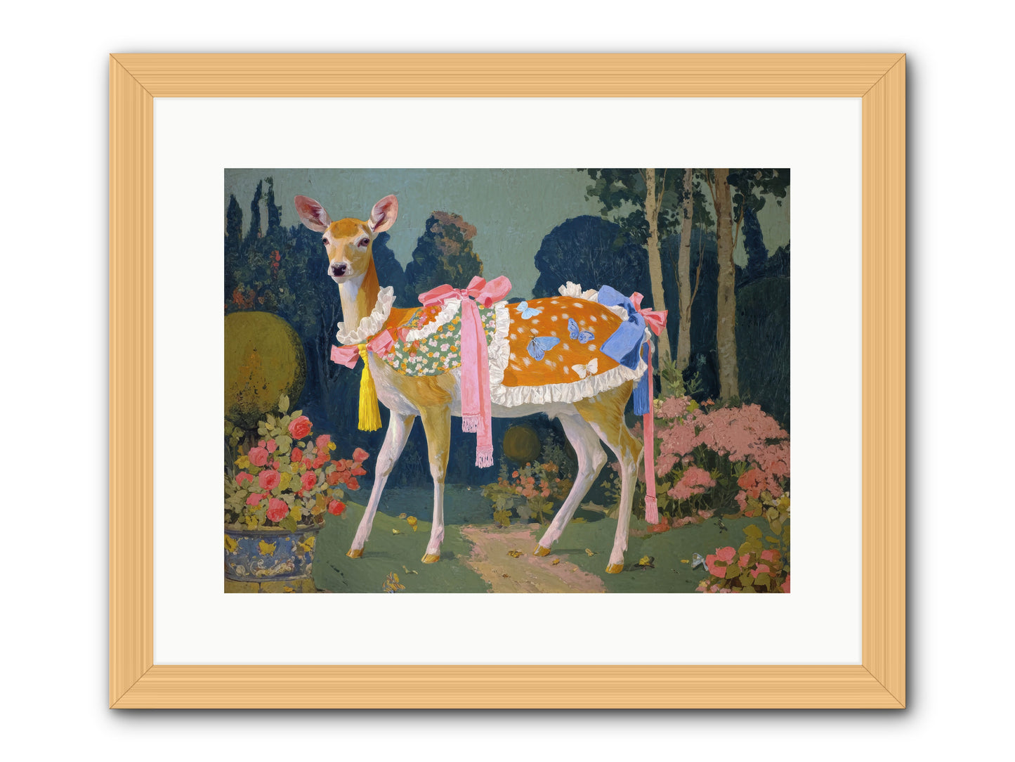 Velvet hum of dawn -- Framed Print - Natural 16x12