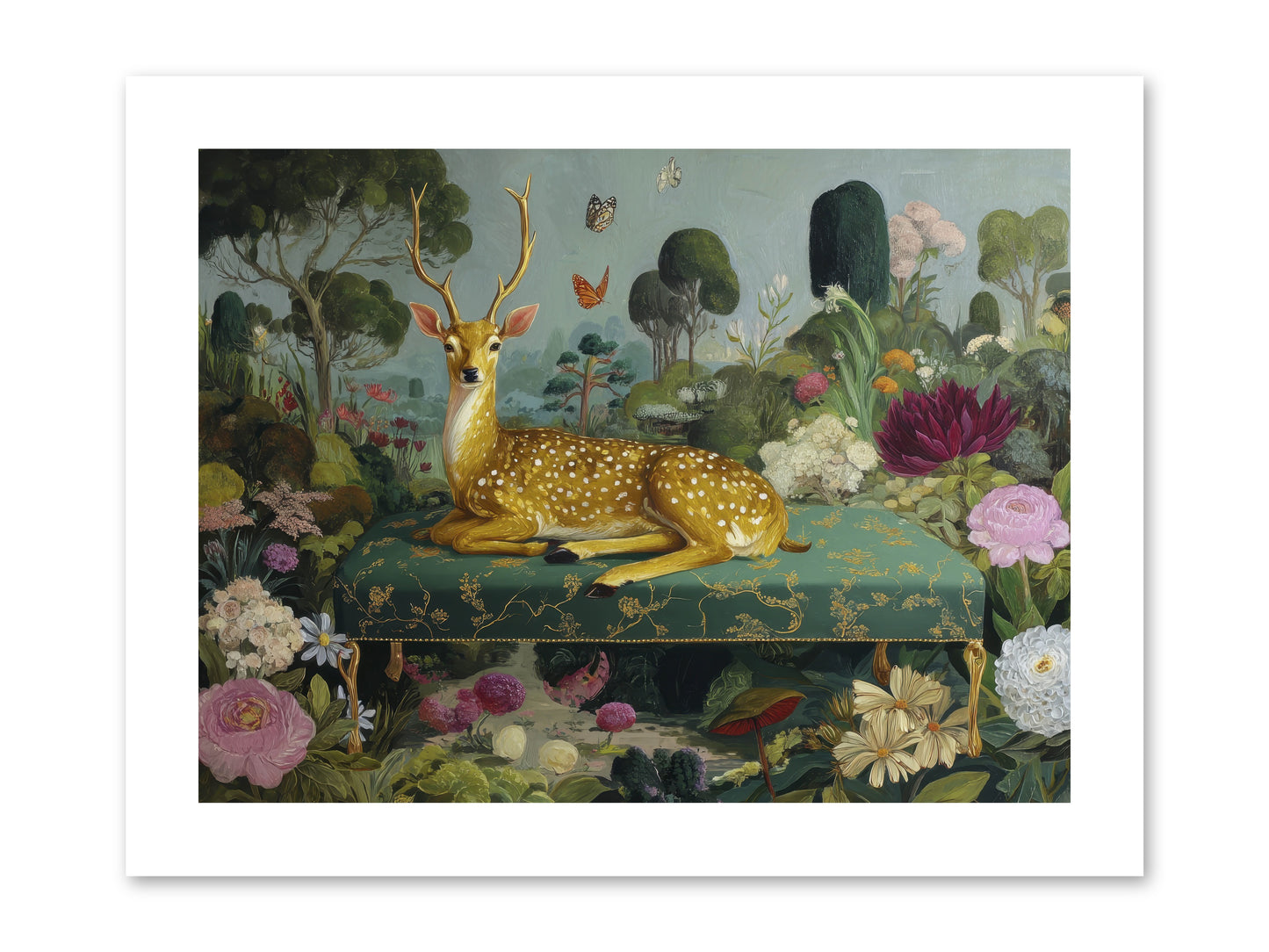 Velvet nights unfolding -- Paper Print 12x9