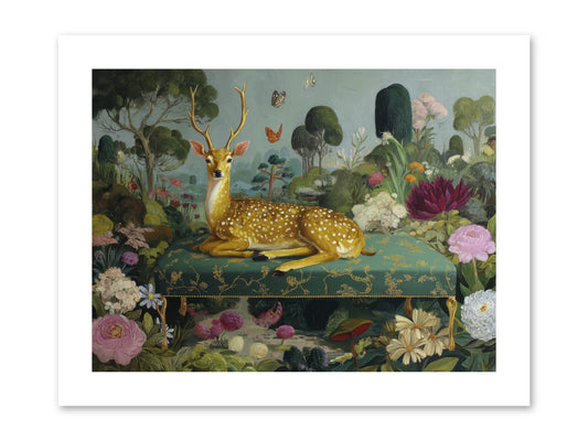Velvet nights unfolding -- Paper Print 12x9