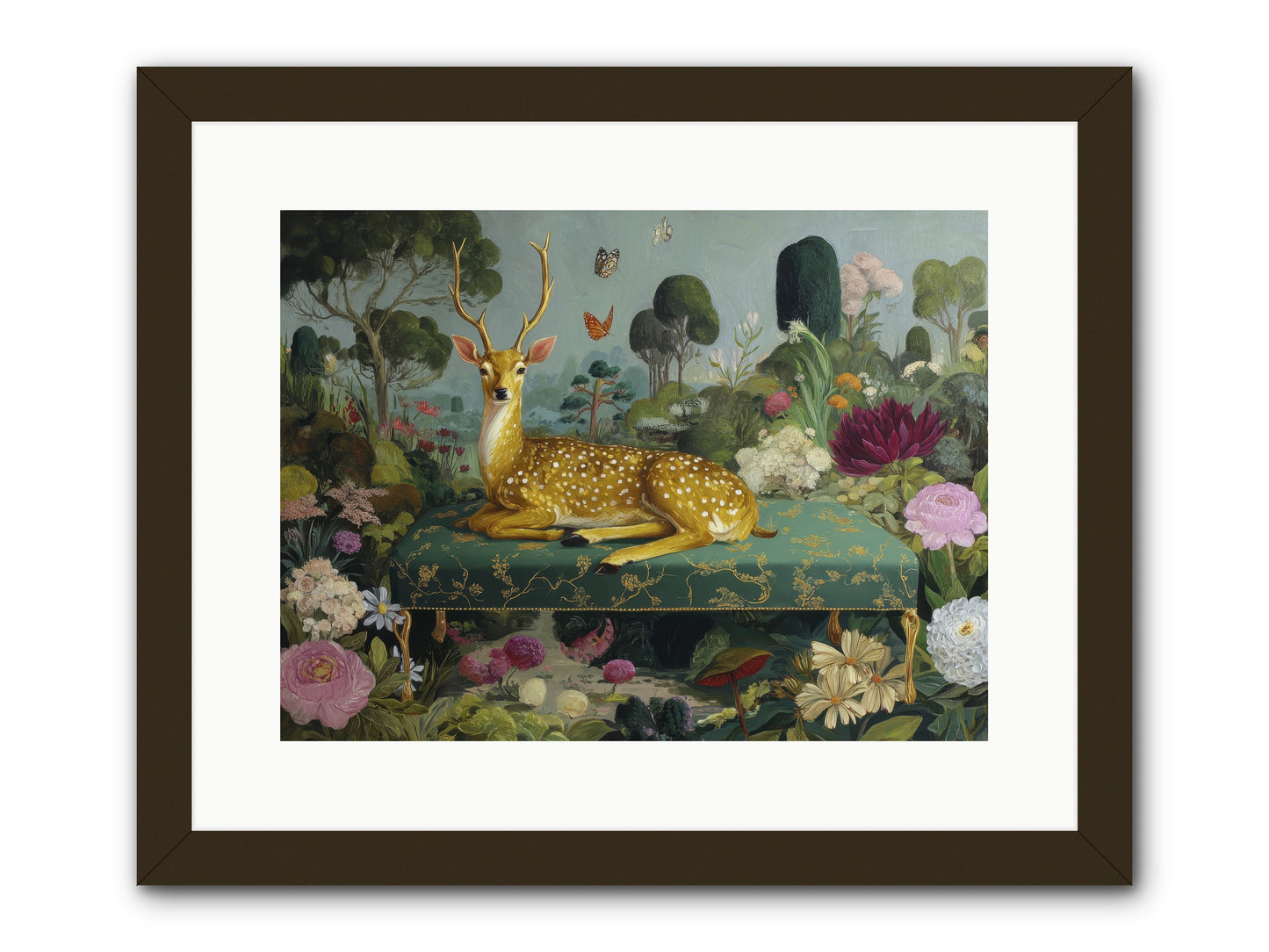 Velvet nights unfolding -- Framed Print - Black 16x12