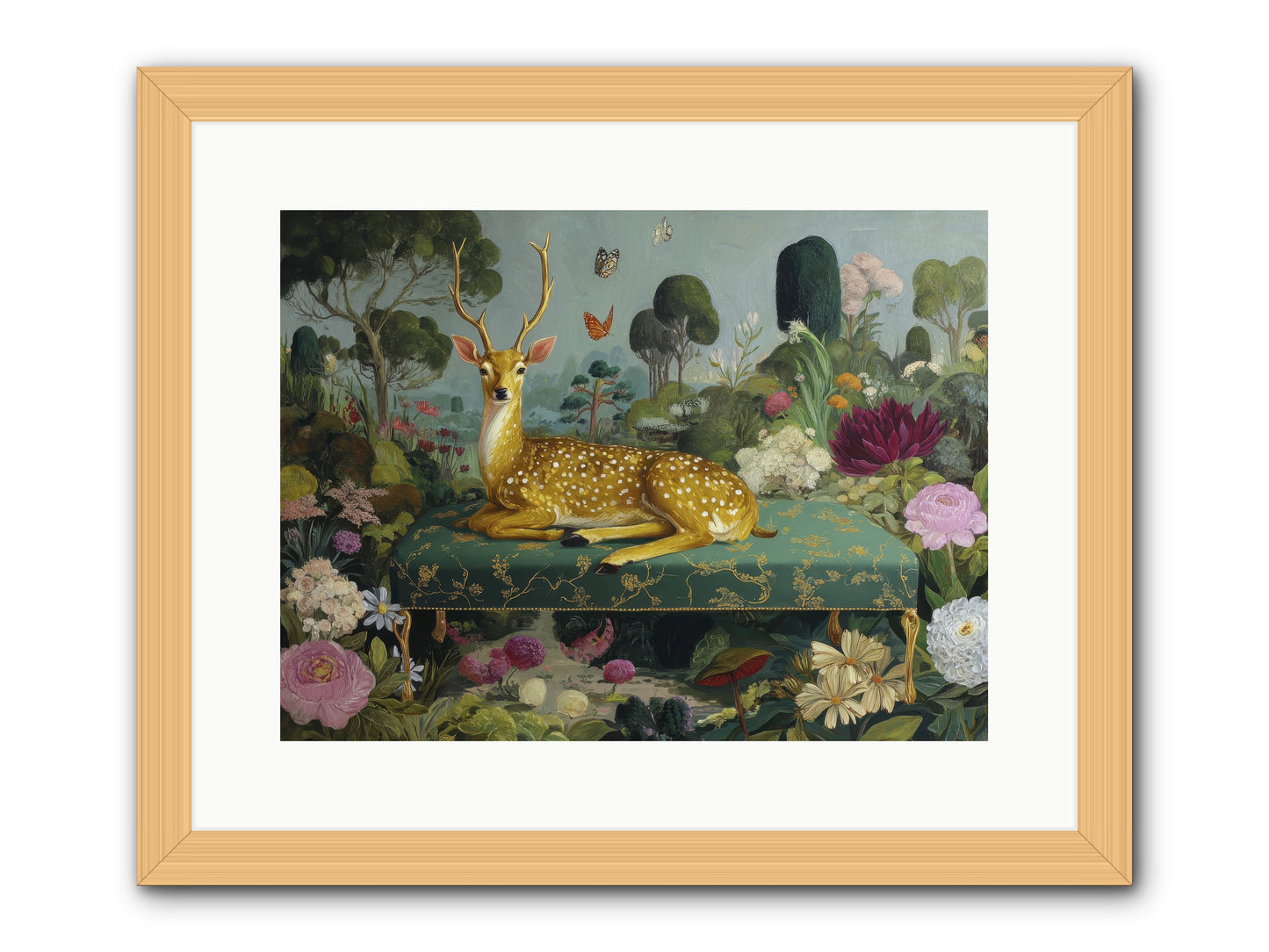 Velvet nights unfolding -- Framed Print - Natural 16x12
