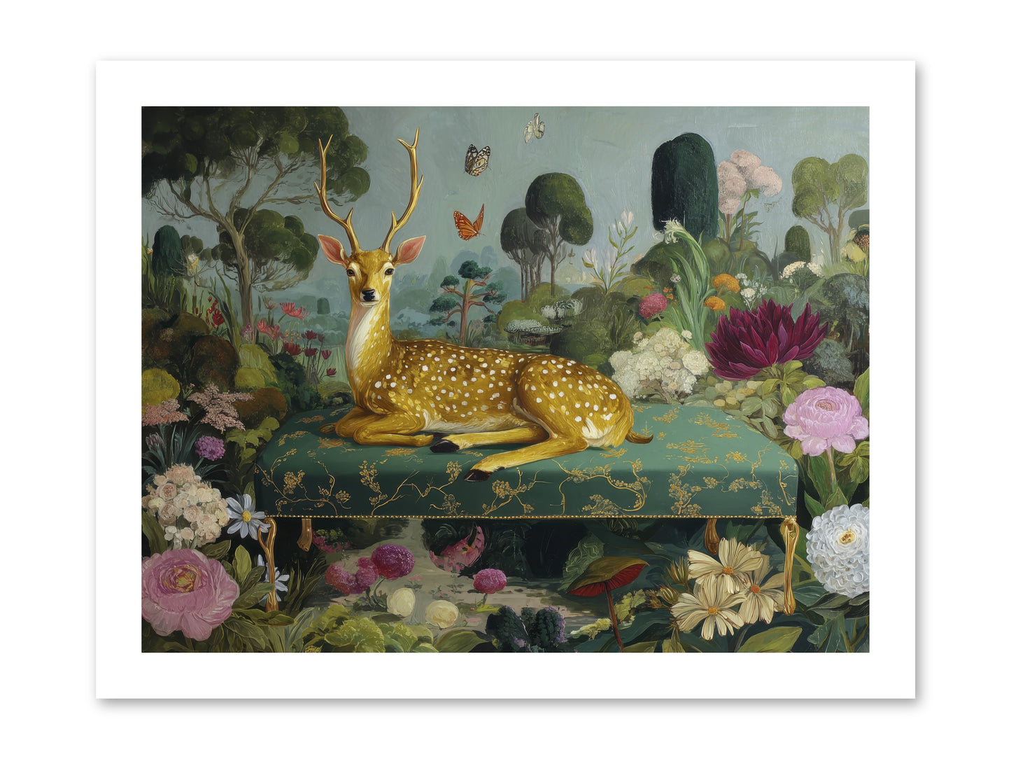 Velvet nights unfolding -- Loose Canvas Print 16x12