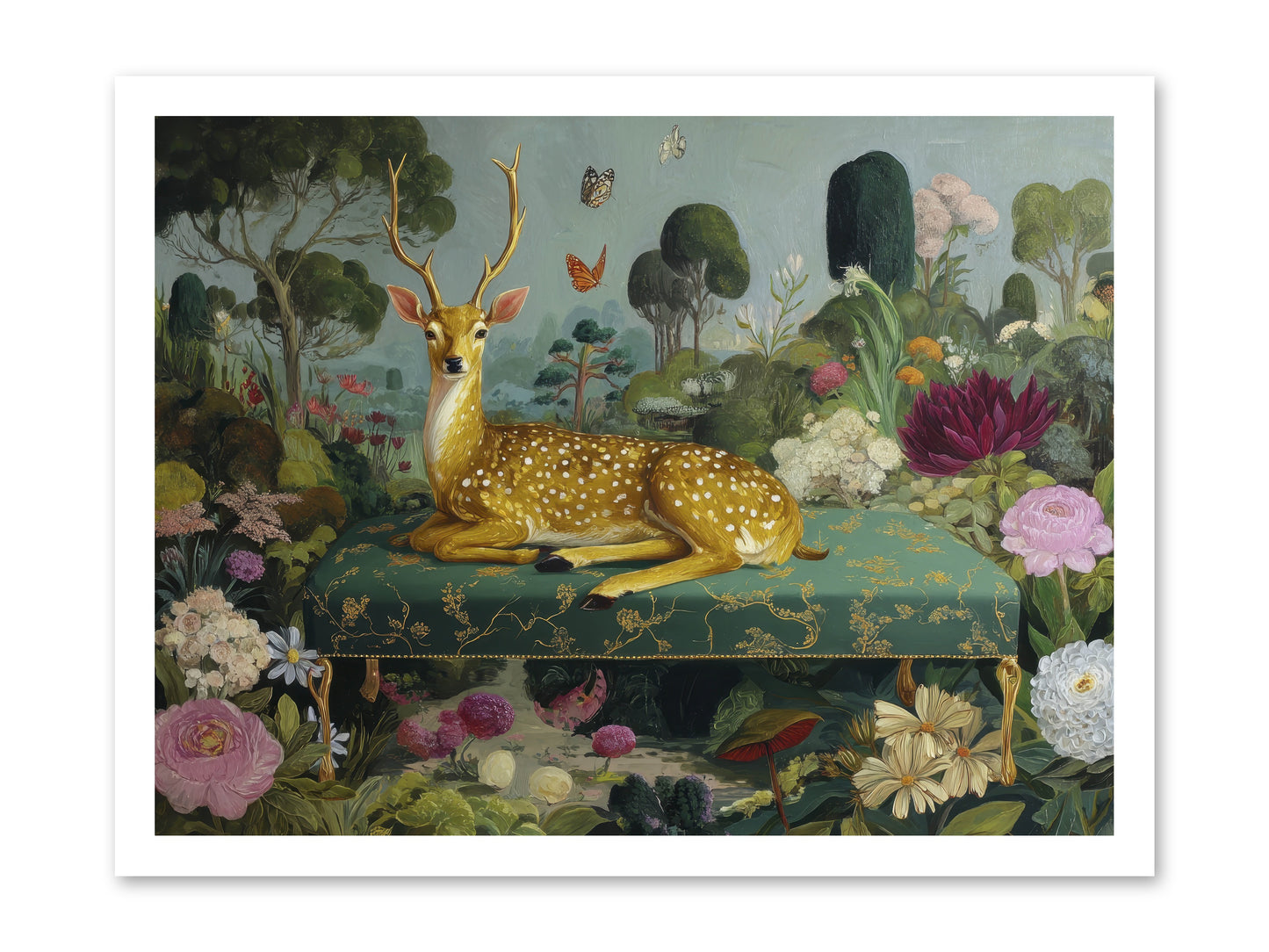 Velvet nights unfolding -- Loose Canvas Print 24x18