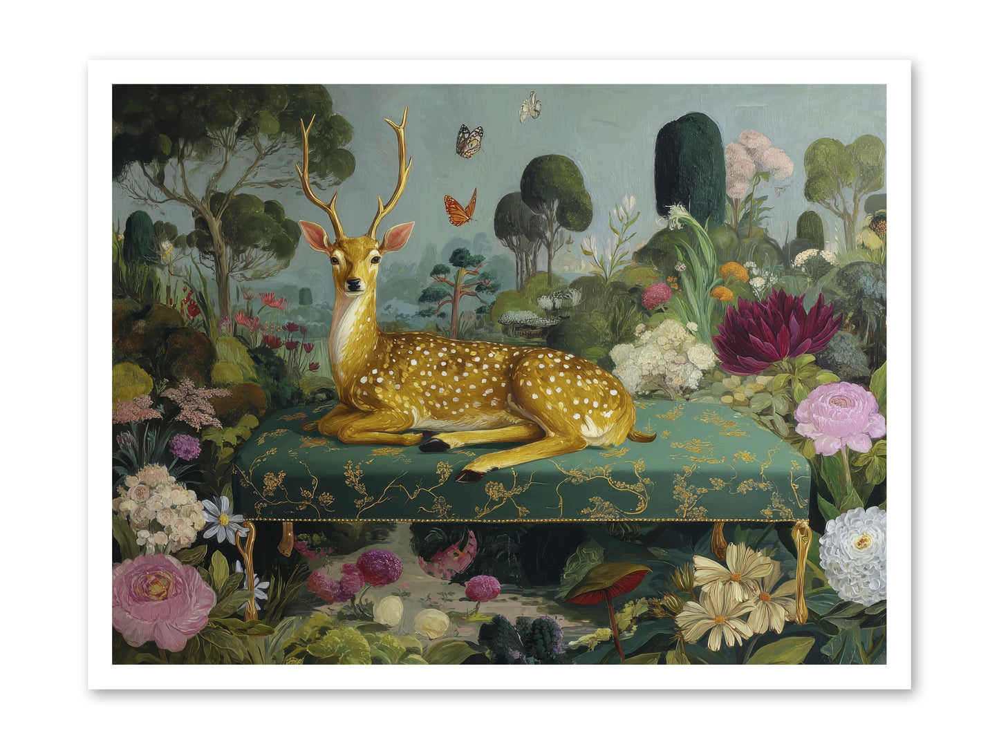 Velvet nights unfolding -- Paper Print 32x24