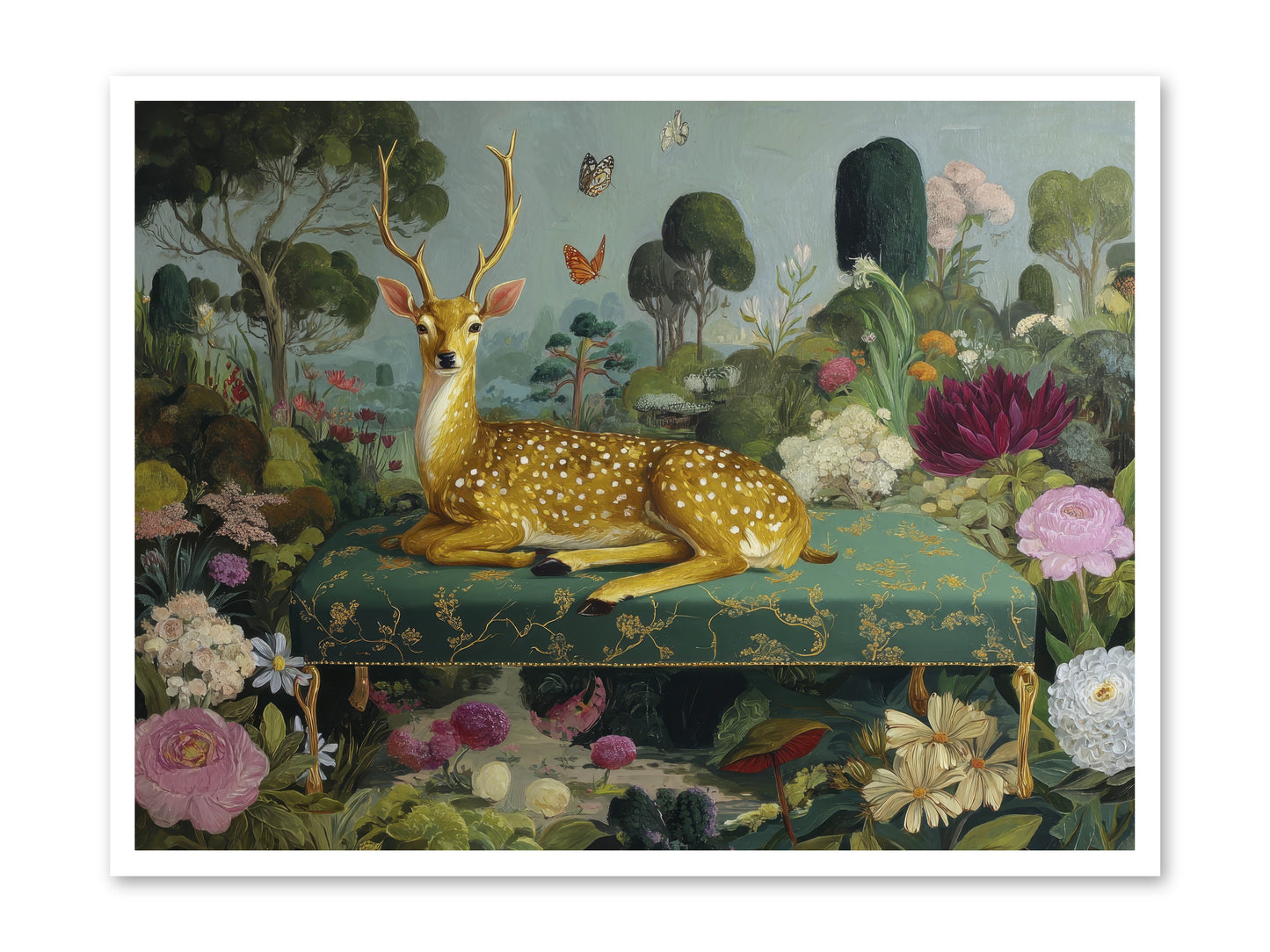 Velvet nights unfolding -- Loose Canvas Print 40x30