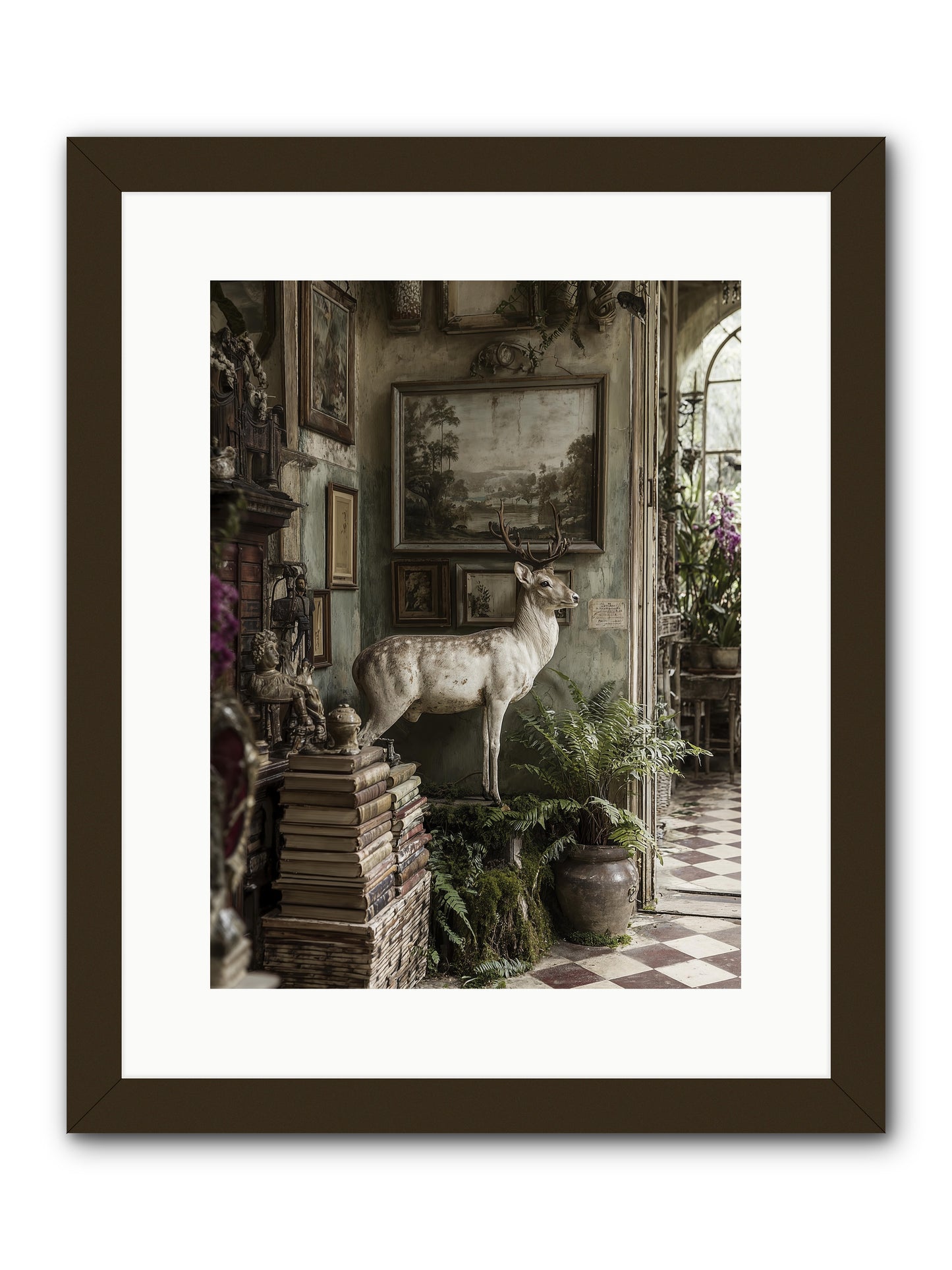 Velveteen -- Framed Print - Black 12x16