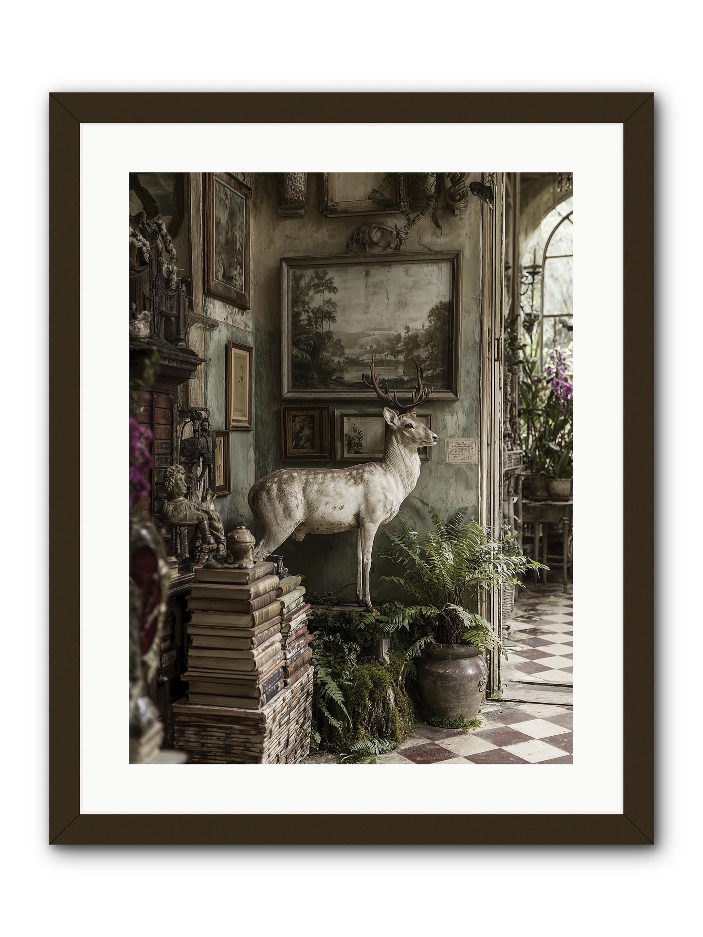 Velveteen -- Framed Print - Black 18x24
