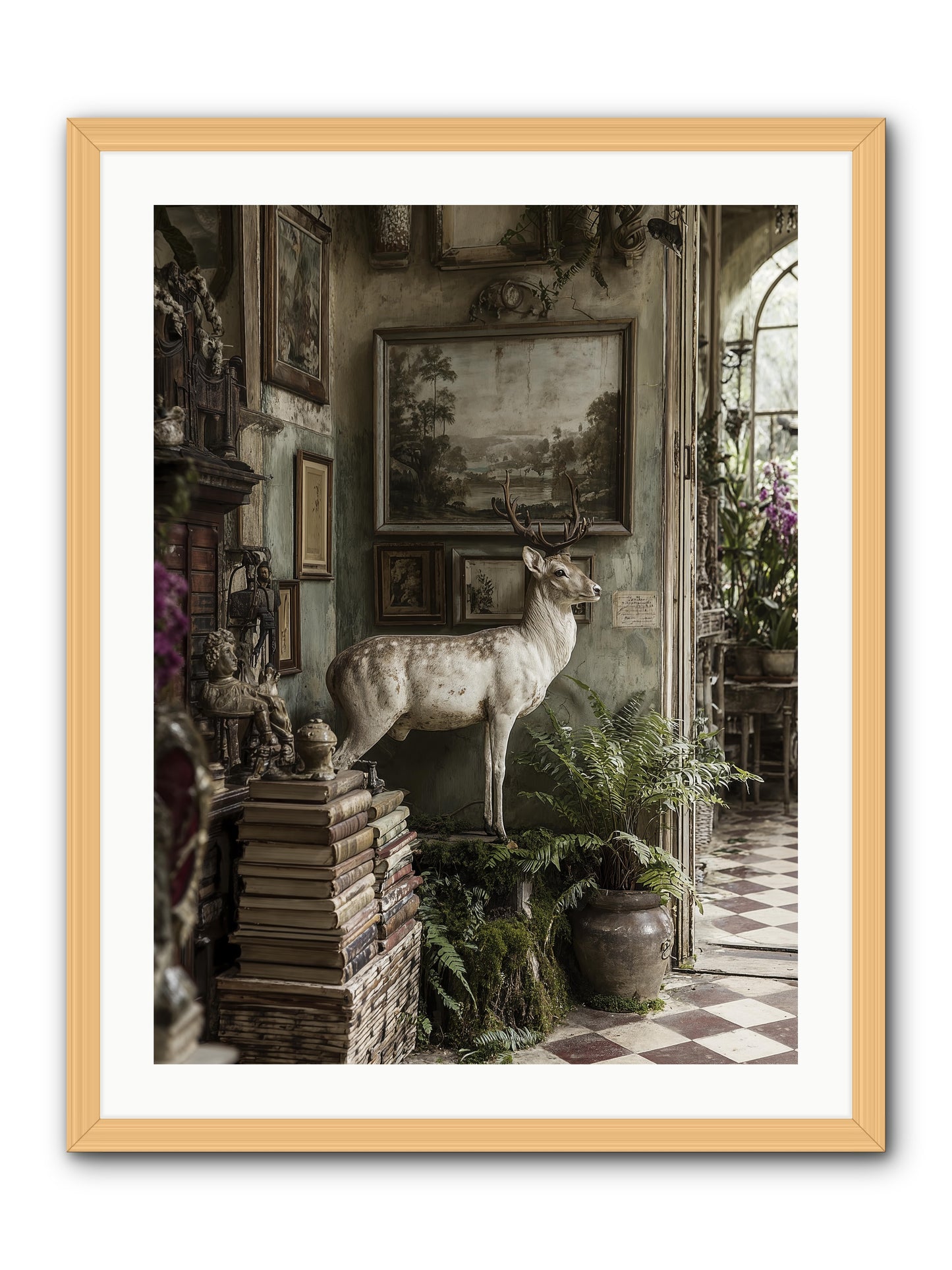 Velveteen -- Framed Print - Natural 24x32