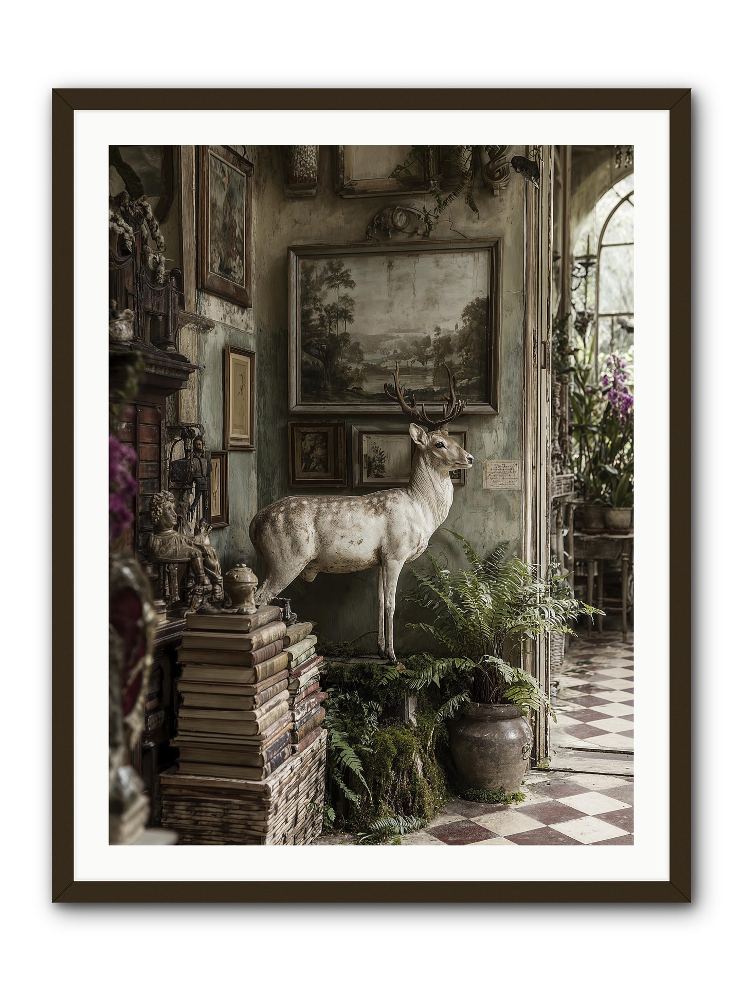 Velveteen -- Framed Print - Black 30x40