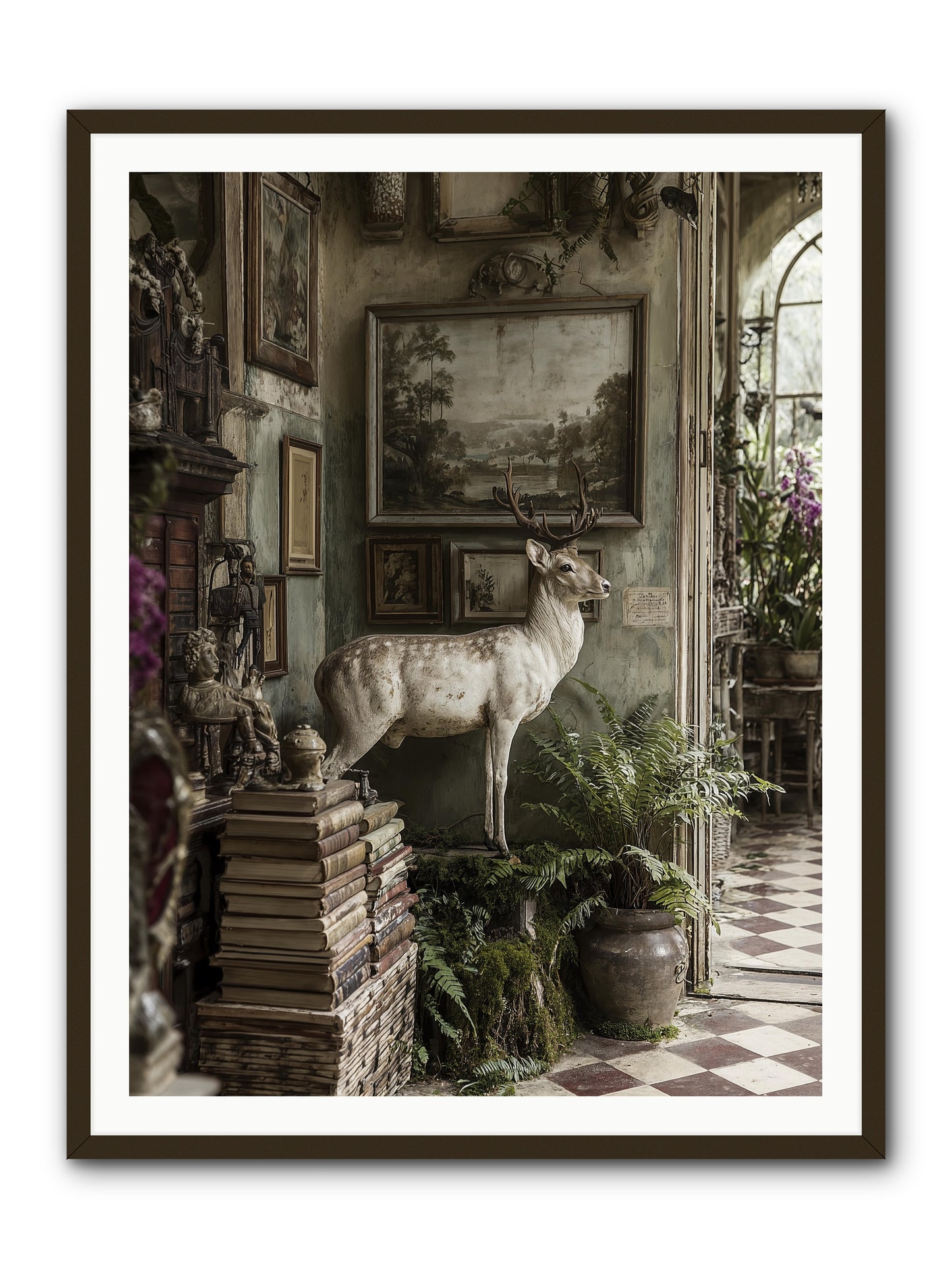 Velveteen -- Framed Print - Black 36x48