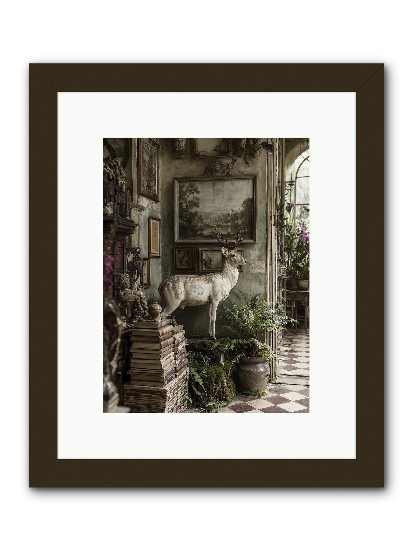 Velveteen -- Framed Print - Black 9x12