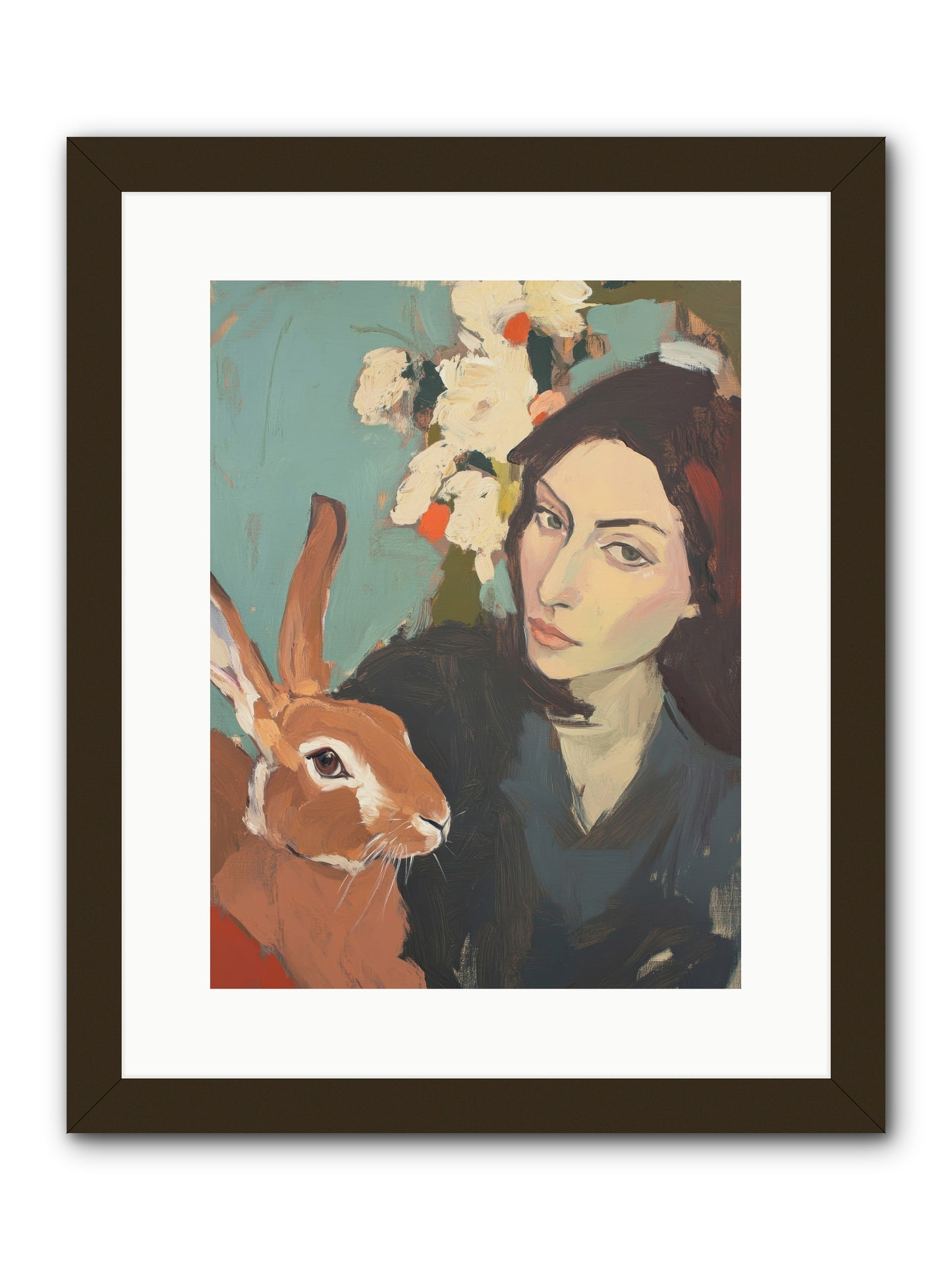 Velveteen Nobility -- Framed Print - Black 12x16