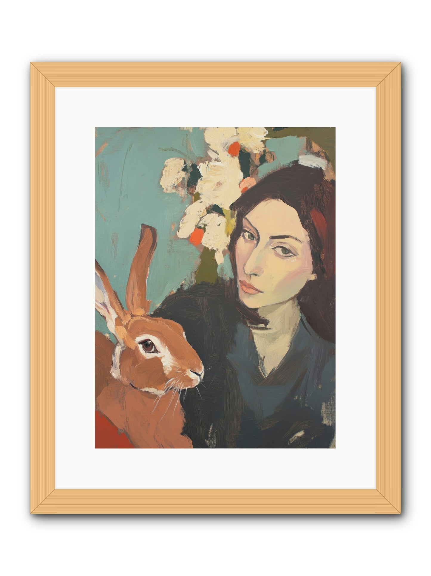 Velveteen Nobility -- Framed Print - Natural 12x16