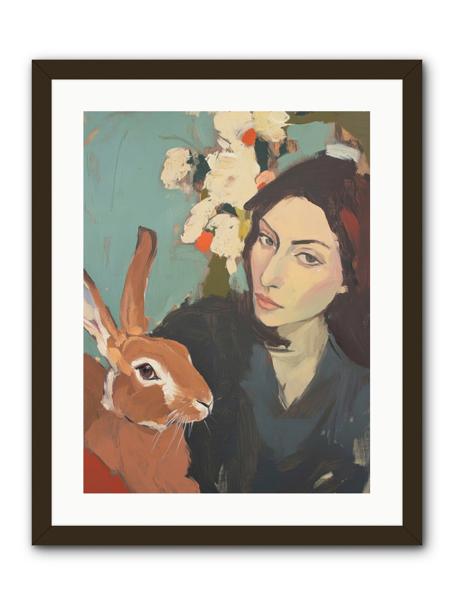 Velveteen Nobility -- Framed Print - Black 18x24