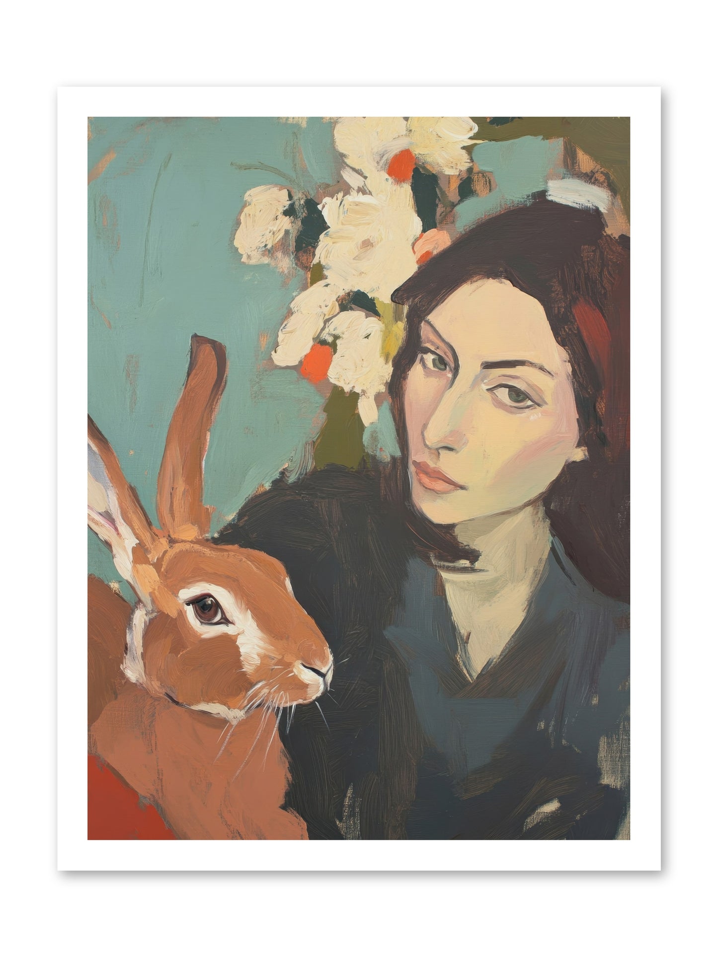 Velveteen Nobility -- Loose Canvas Print 18x24