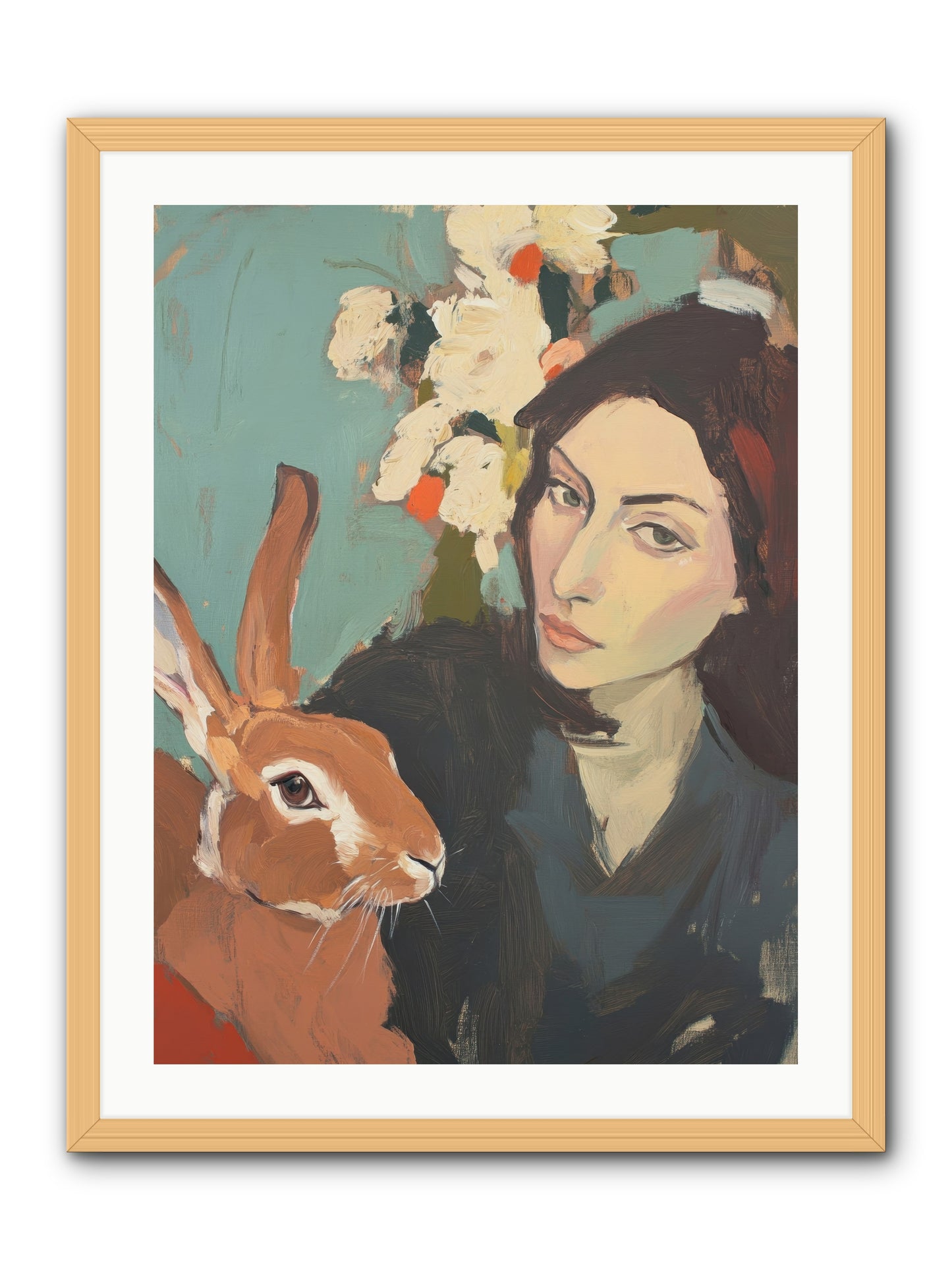 Velveteen Nobility -- Framed Print - Natural 24x32