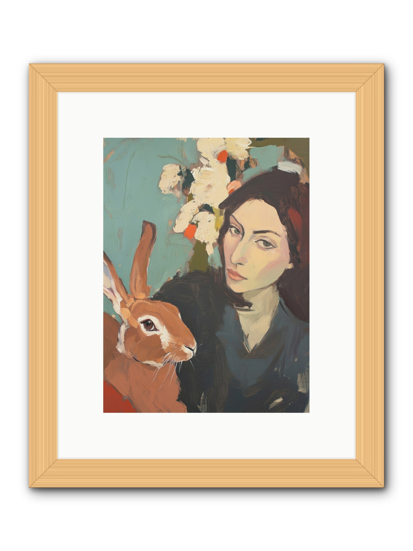 Velveteen Nobility -- Framed Print - Natural 9x12