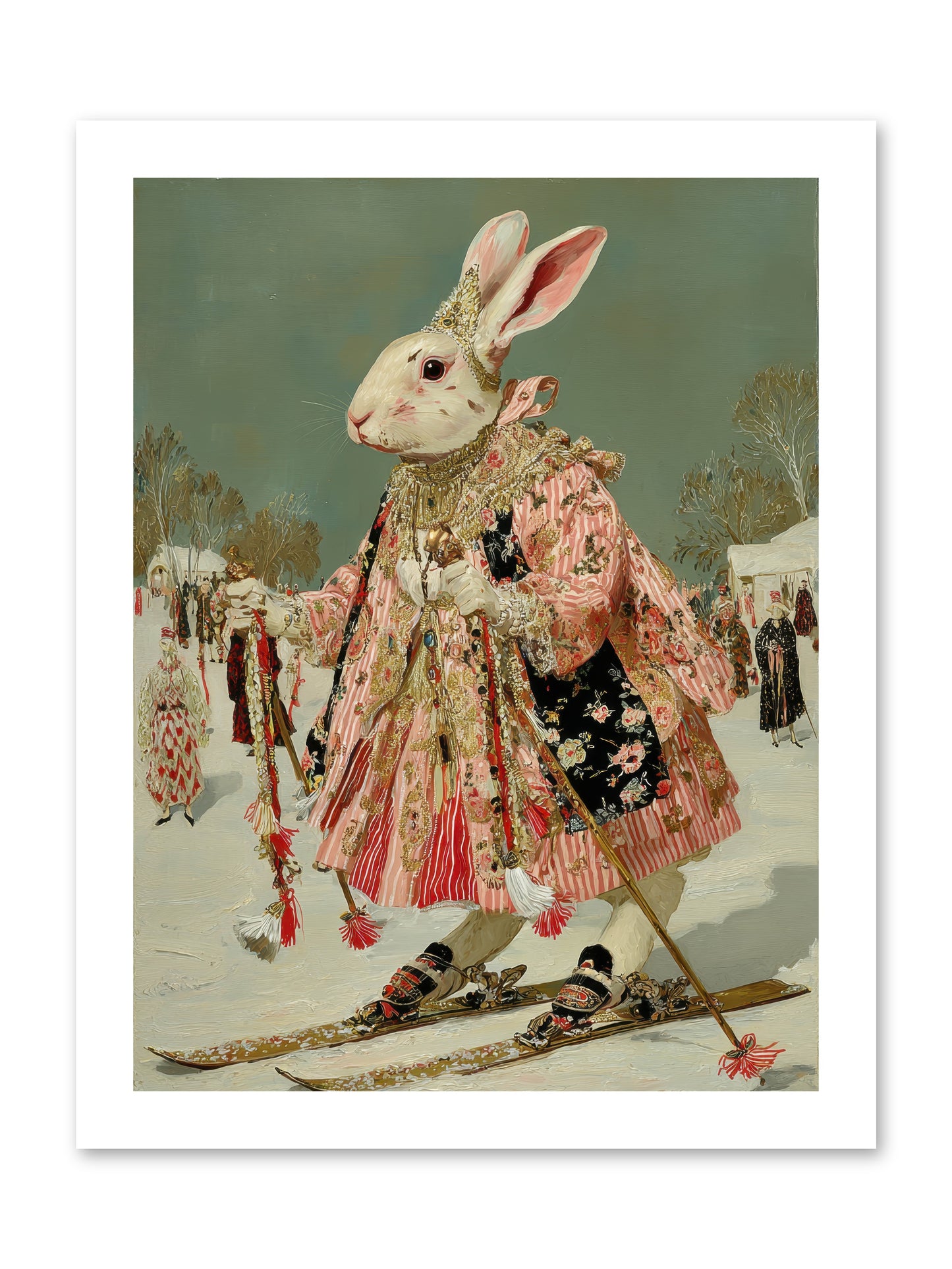 Velveteen Winter Wanderer -- Paper Print 12x16