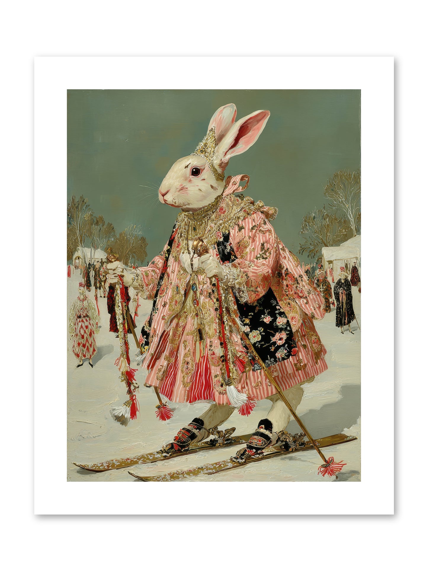 Velveteen Winter Wanderer -- Paper Print 9x12