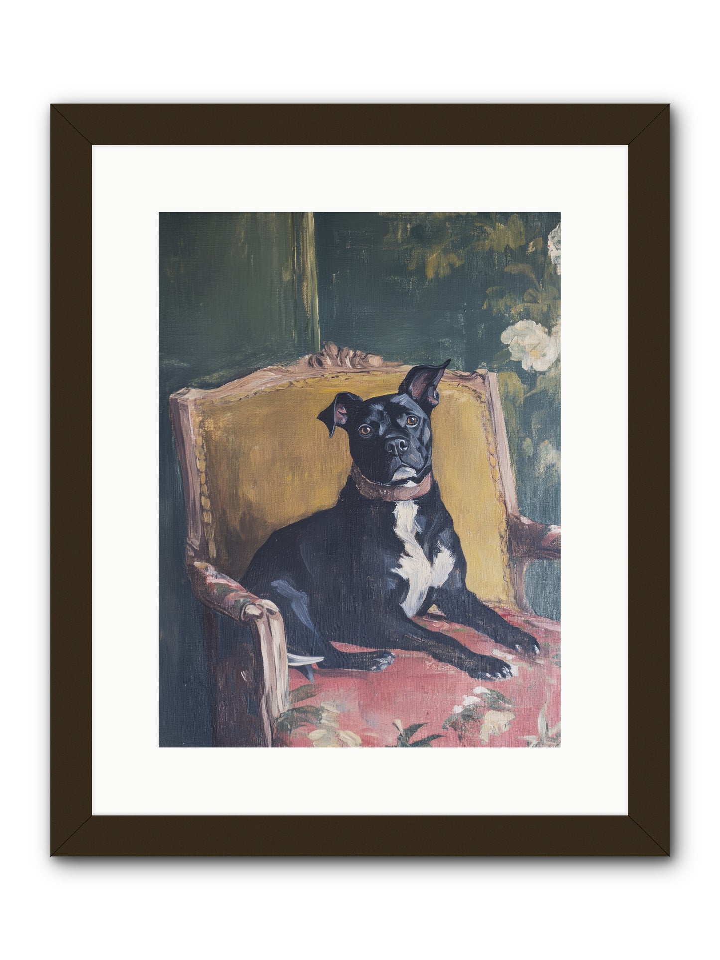 Veranda Velvet -- Framed Print - Black 12x16