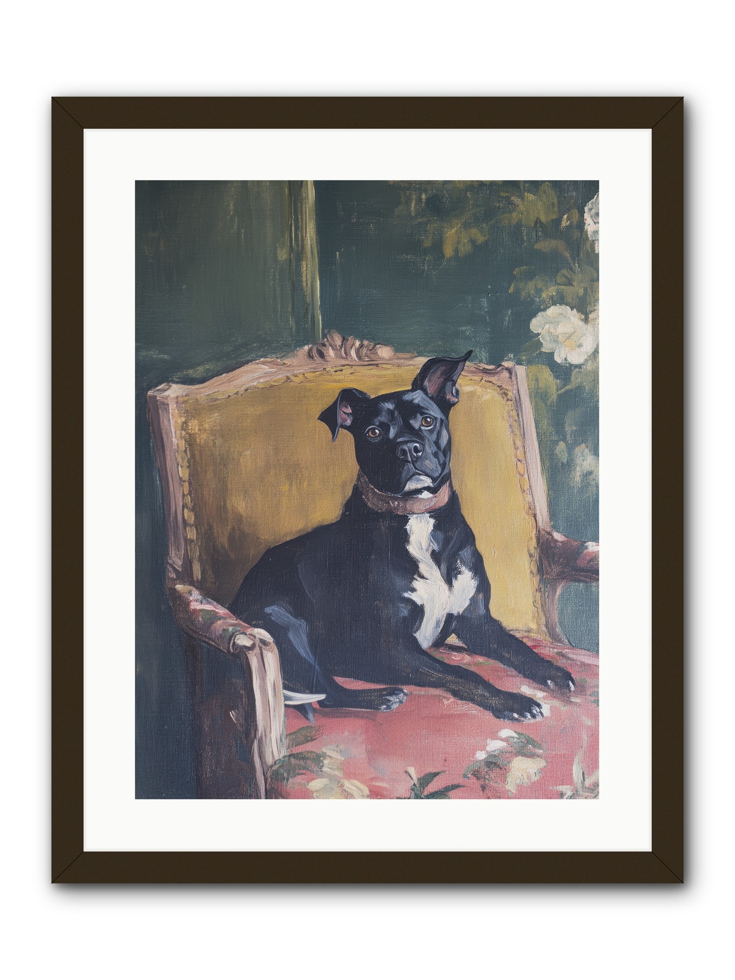 Veranda Velvet -- Framed Print - Black 18x24