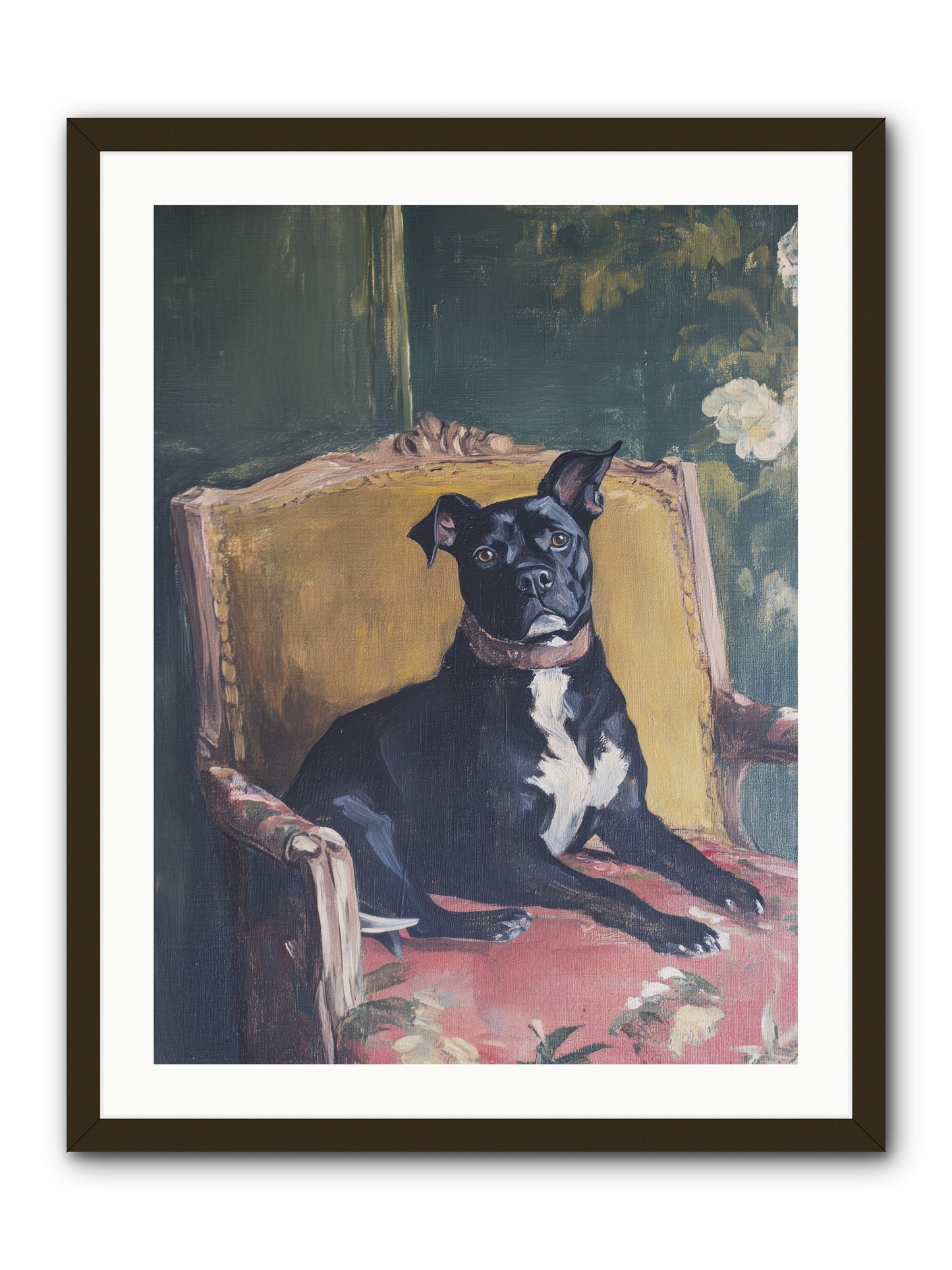 Veranda Velvet -- Framed Print - Black 24x32
