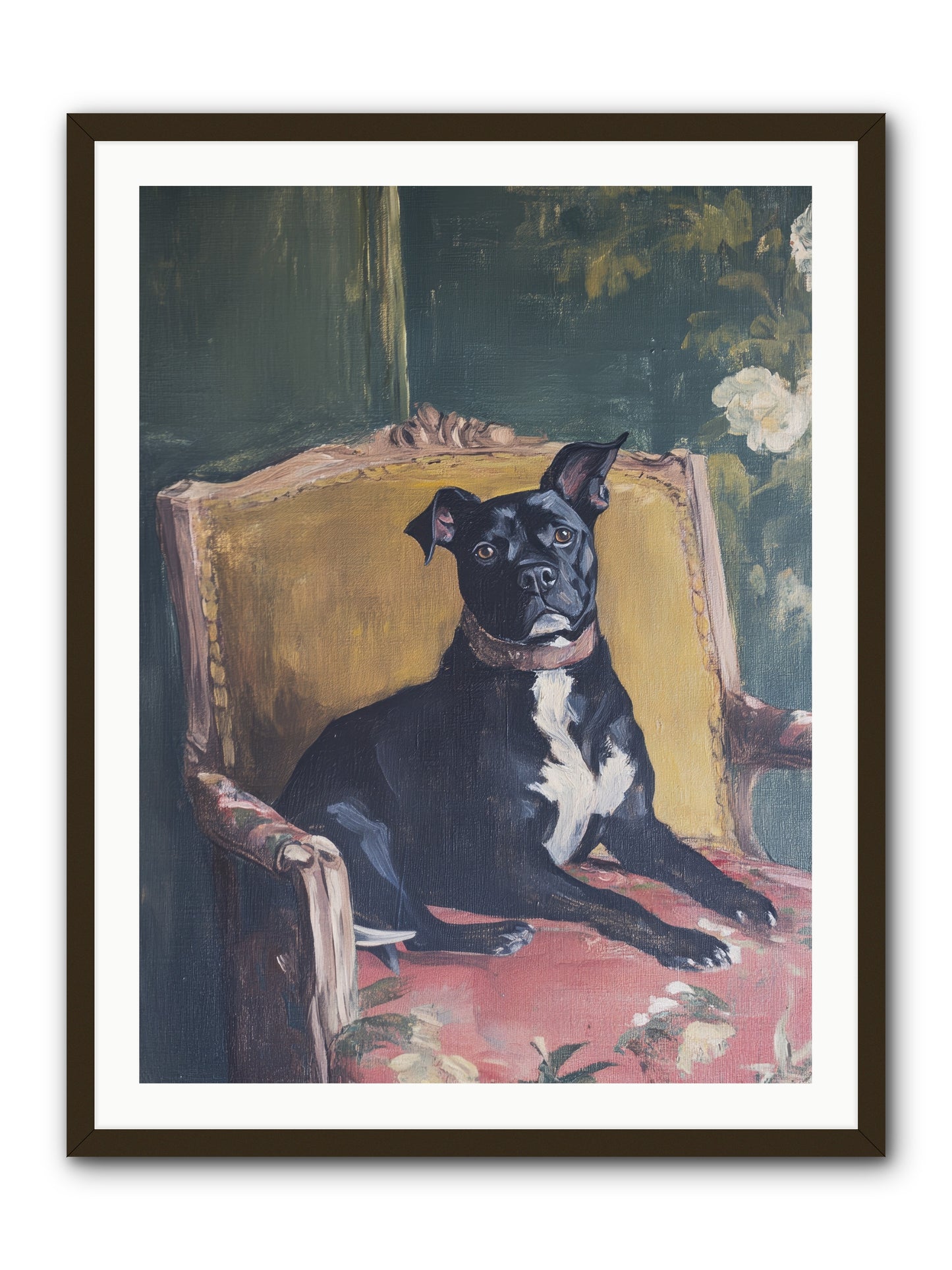 Veranda Velvet -- Framed Print - Black 30x40