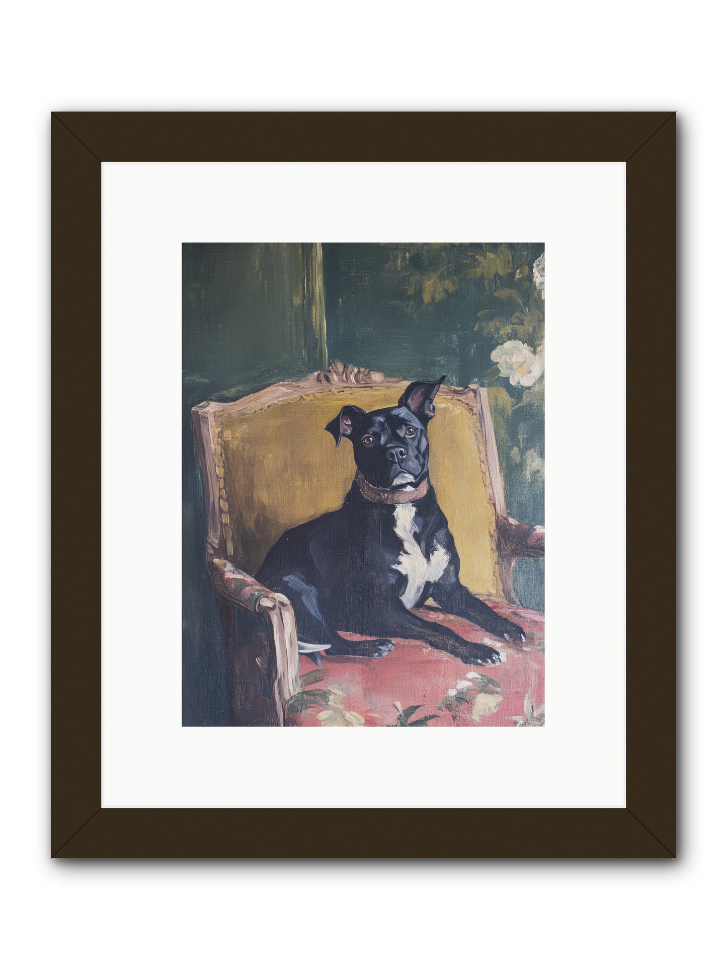 Veranda Velvet -- Framed Print - Black 9x12