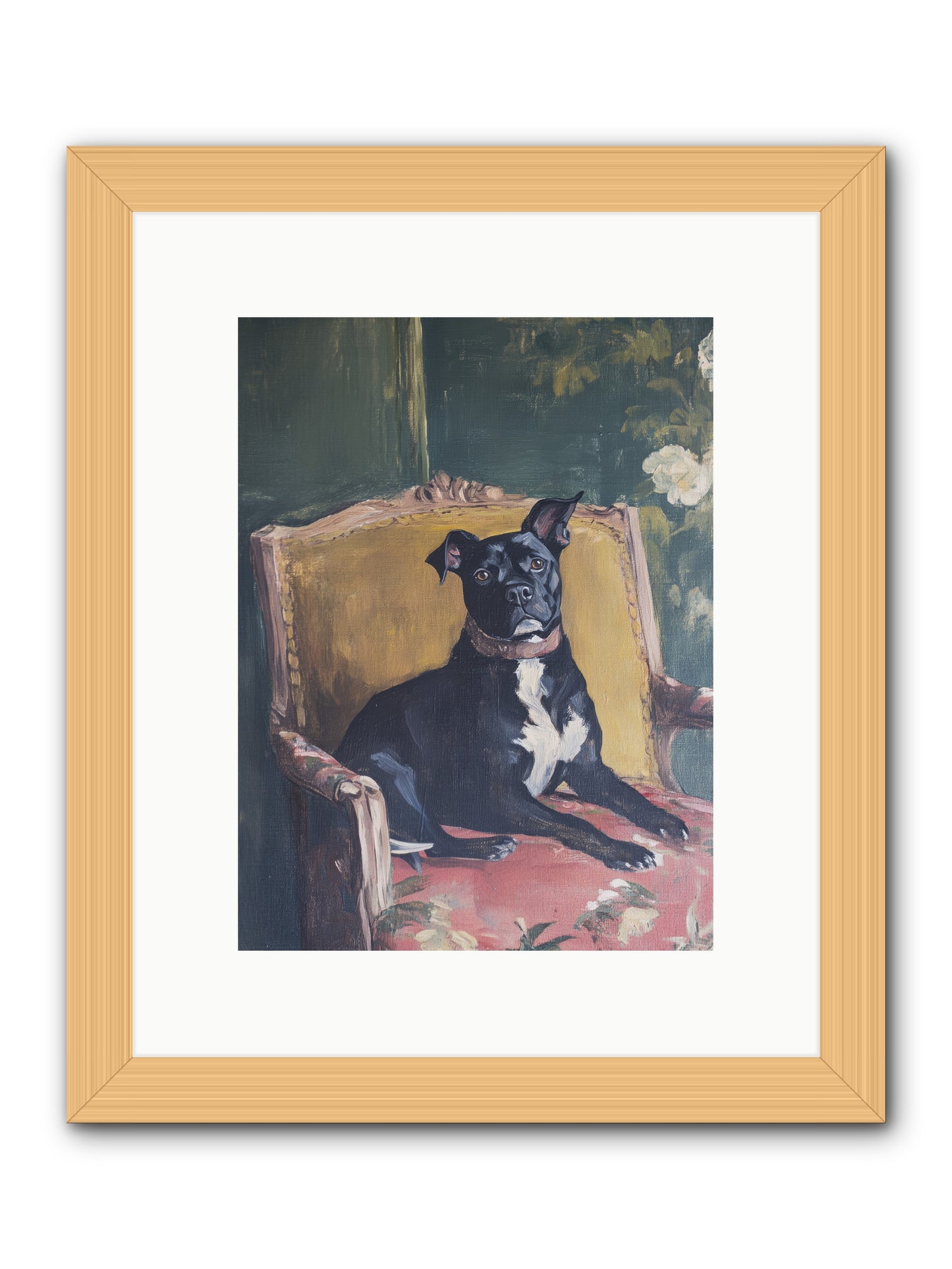 Veranda Velvet -- Framed Print - Natural 9x12