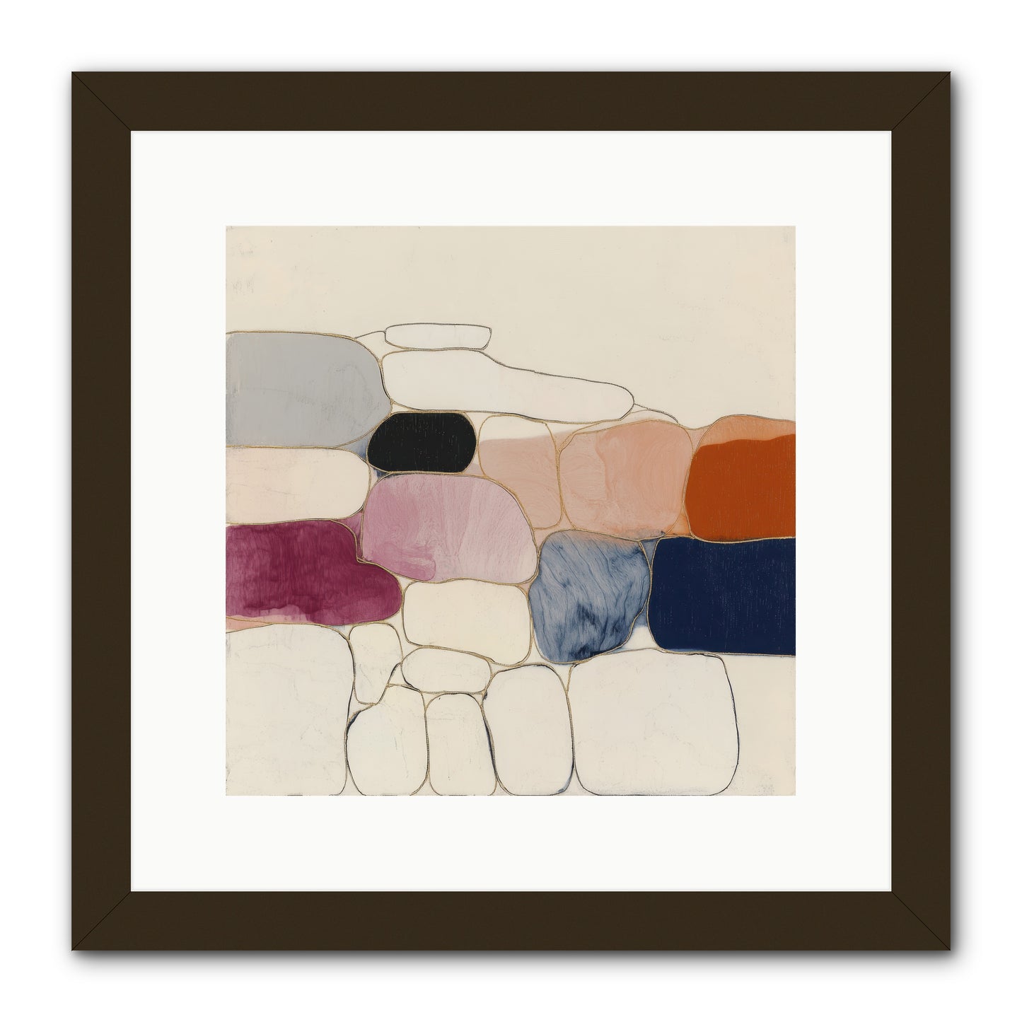 Verdancy No.2 -- Framed Print - Black 12x12
