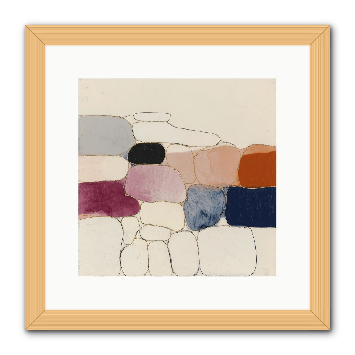 Verdancy No.2 -- Framed Print - Natural 12x12