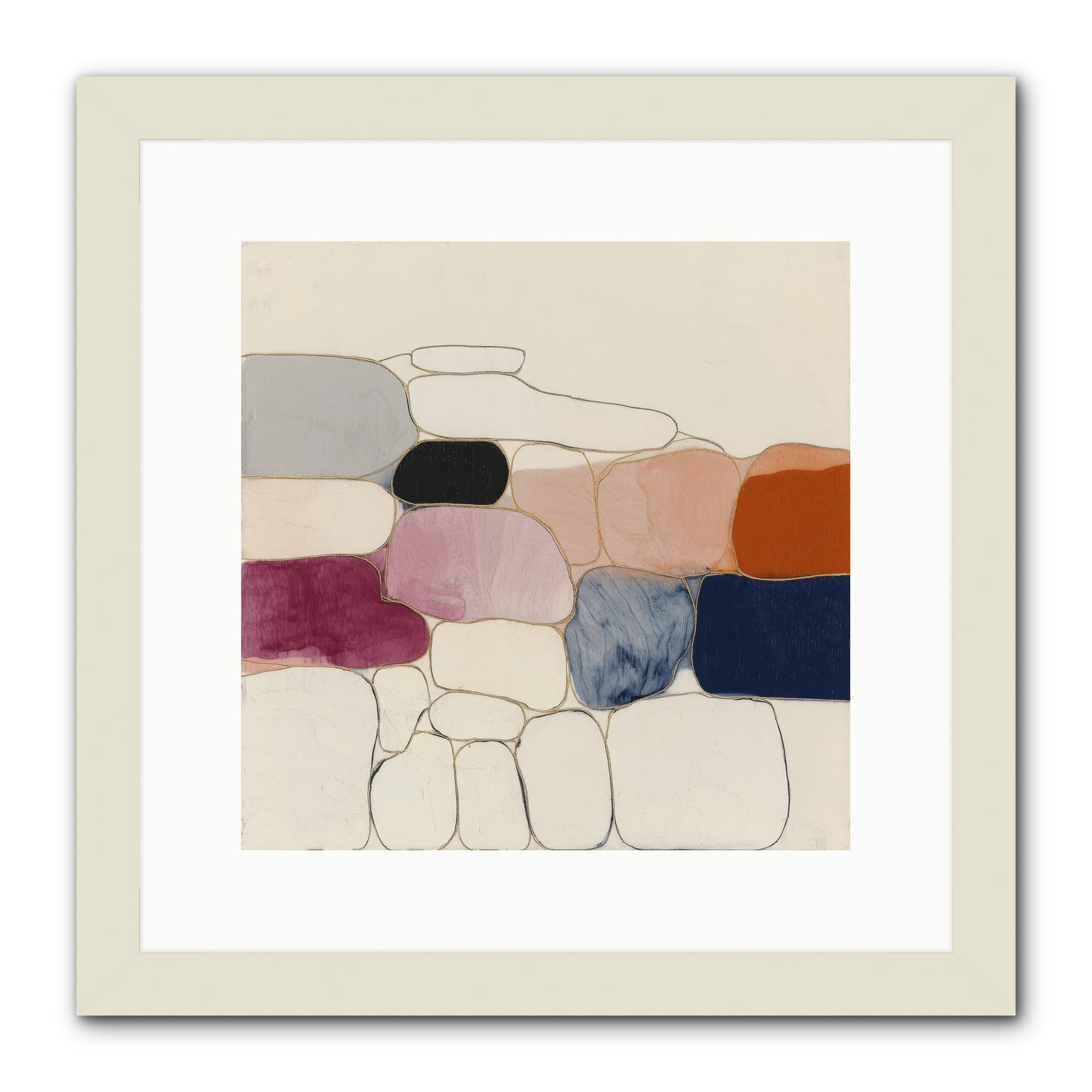 Verdancy No.2 -- Framed Print - White 12x12