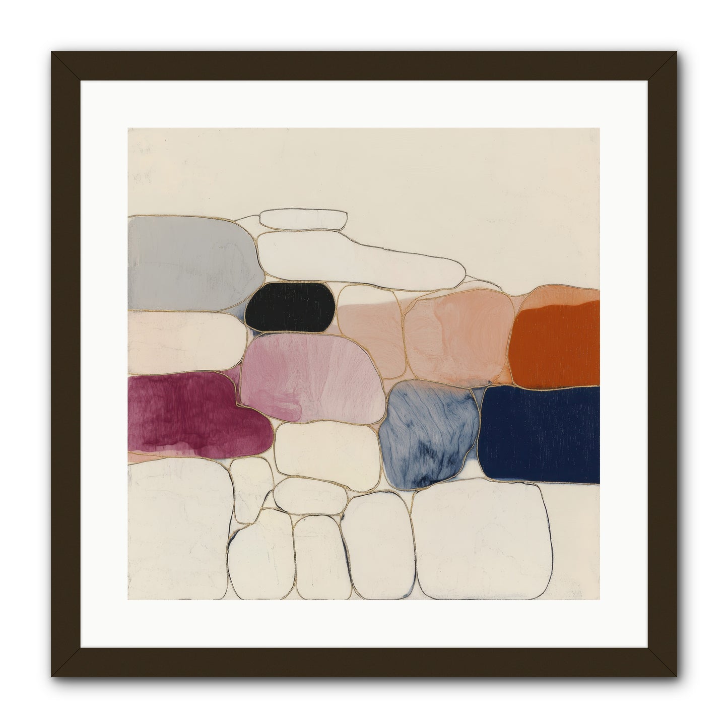 Verdancy No.2 -- Framed Print - Black 20x20