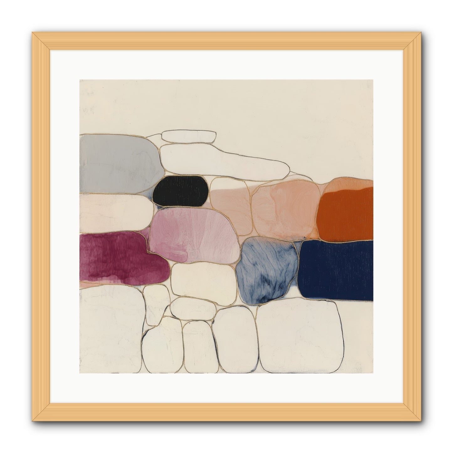 Verdancy No.2 -- Framed Print - Natural 20x20