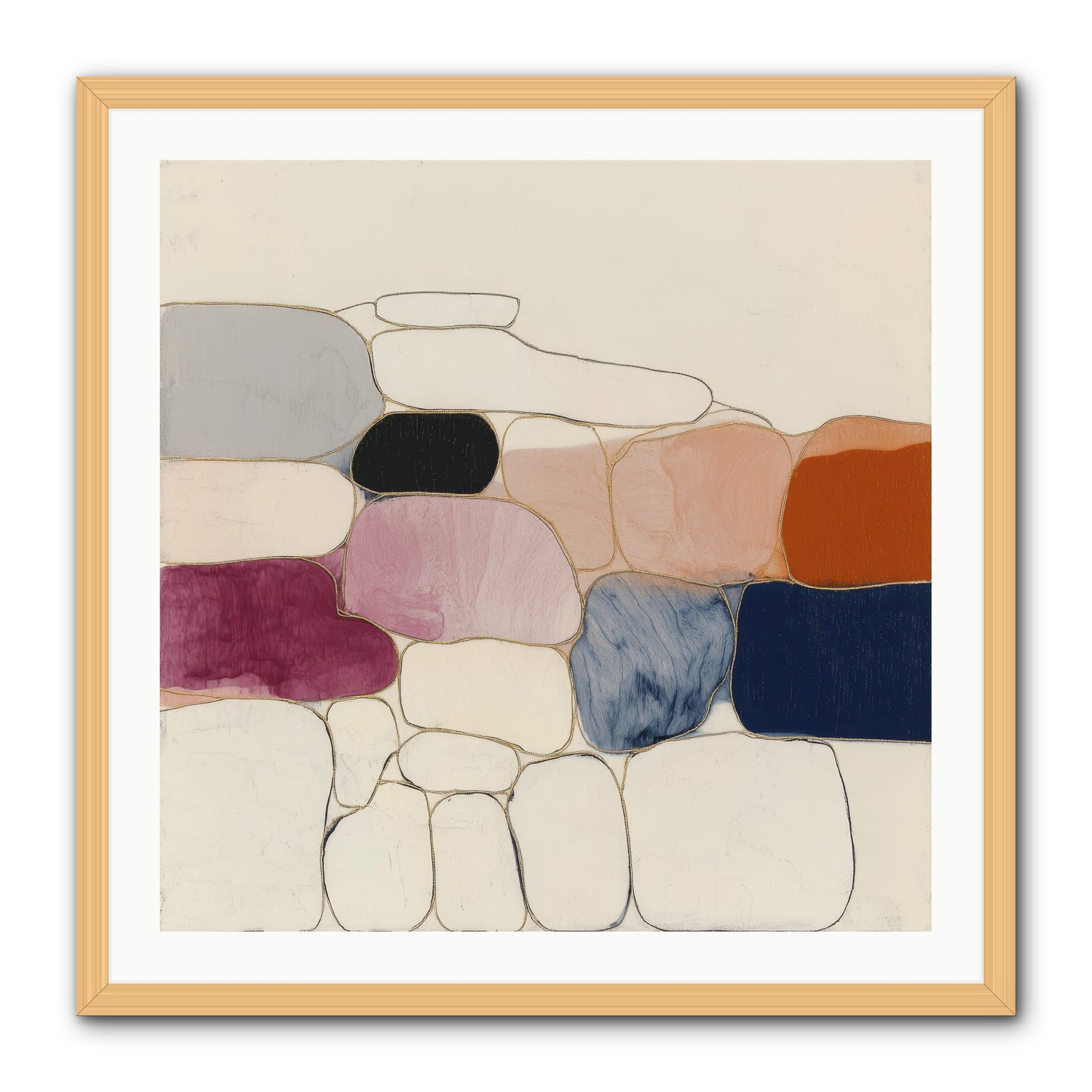 Verdancy No.2 -- Framed Print - Natural 30x30