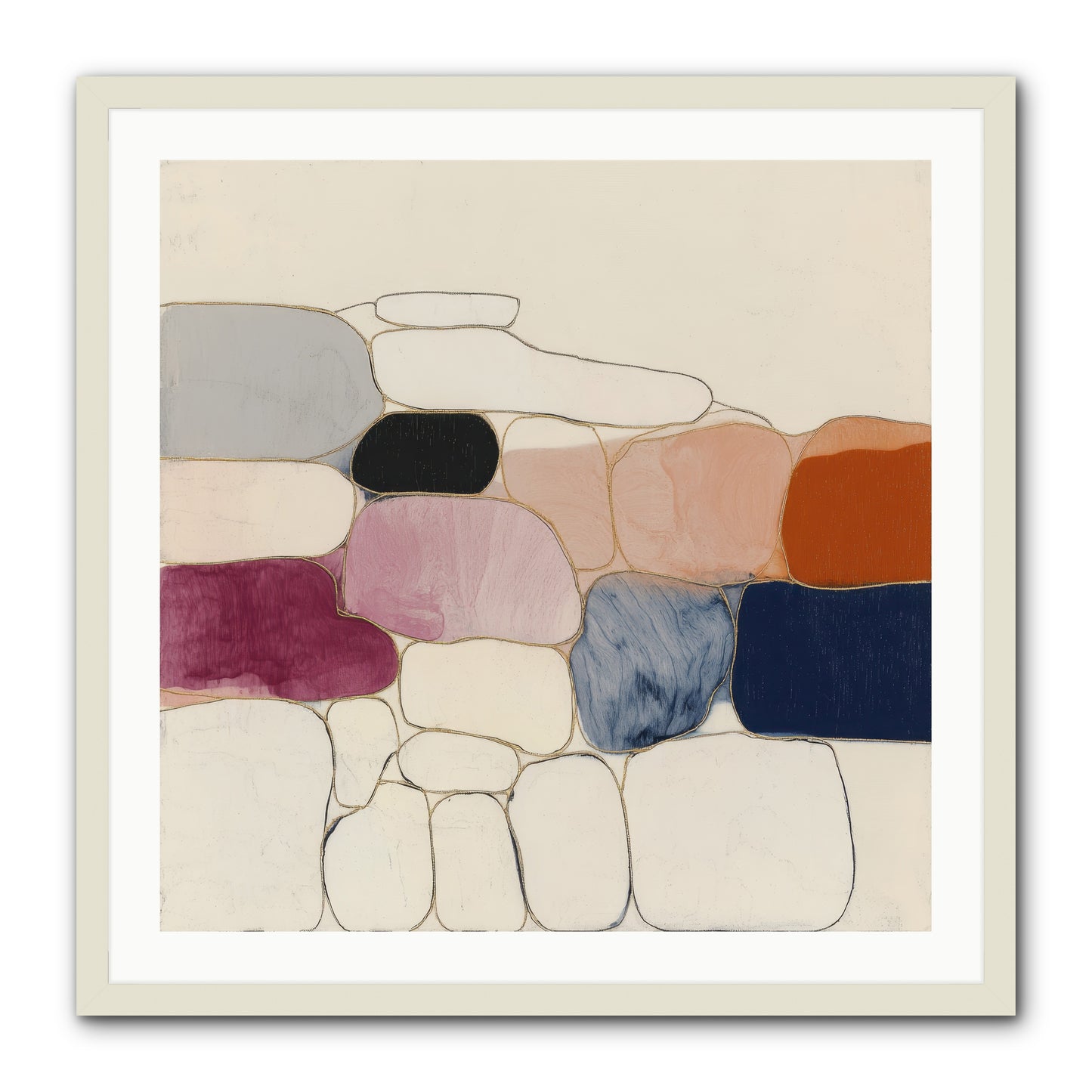 Verdancy No.2 -- Framed Print - White 30x30
